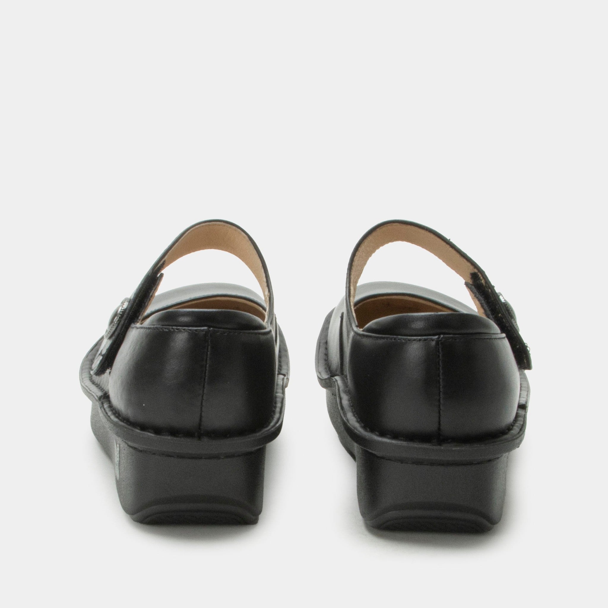 Alegria Paloma Classic Rocker Comfort Arch Support Women's Mary Jane Shoe - Black Nappa - 4