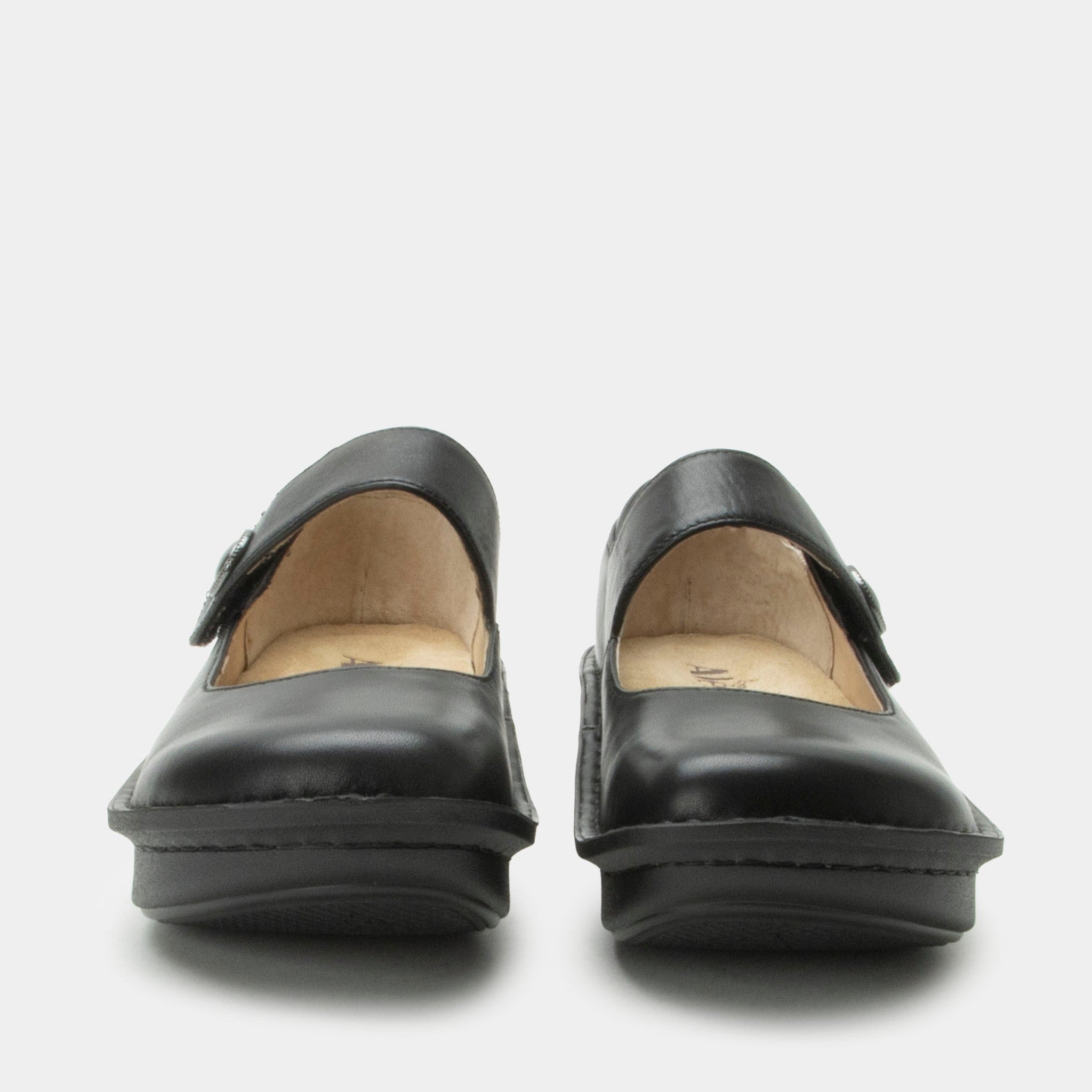 Alegria Paloma Classic Rocker Comfort Arch Support Women's Mary Jane Shoe - Black Nappa - 6