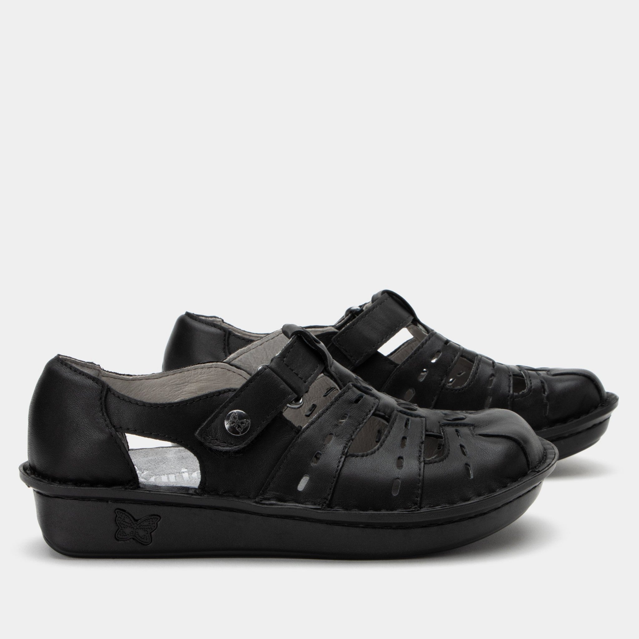 Alegria Pesca Mini Comfort Arch Support Women's Sandal - Black Butter - 3