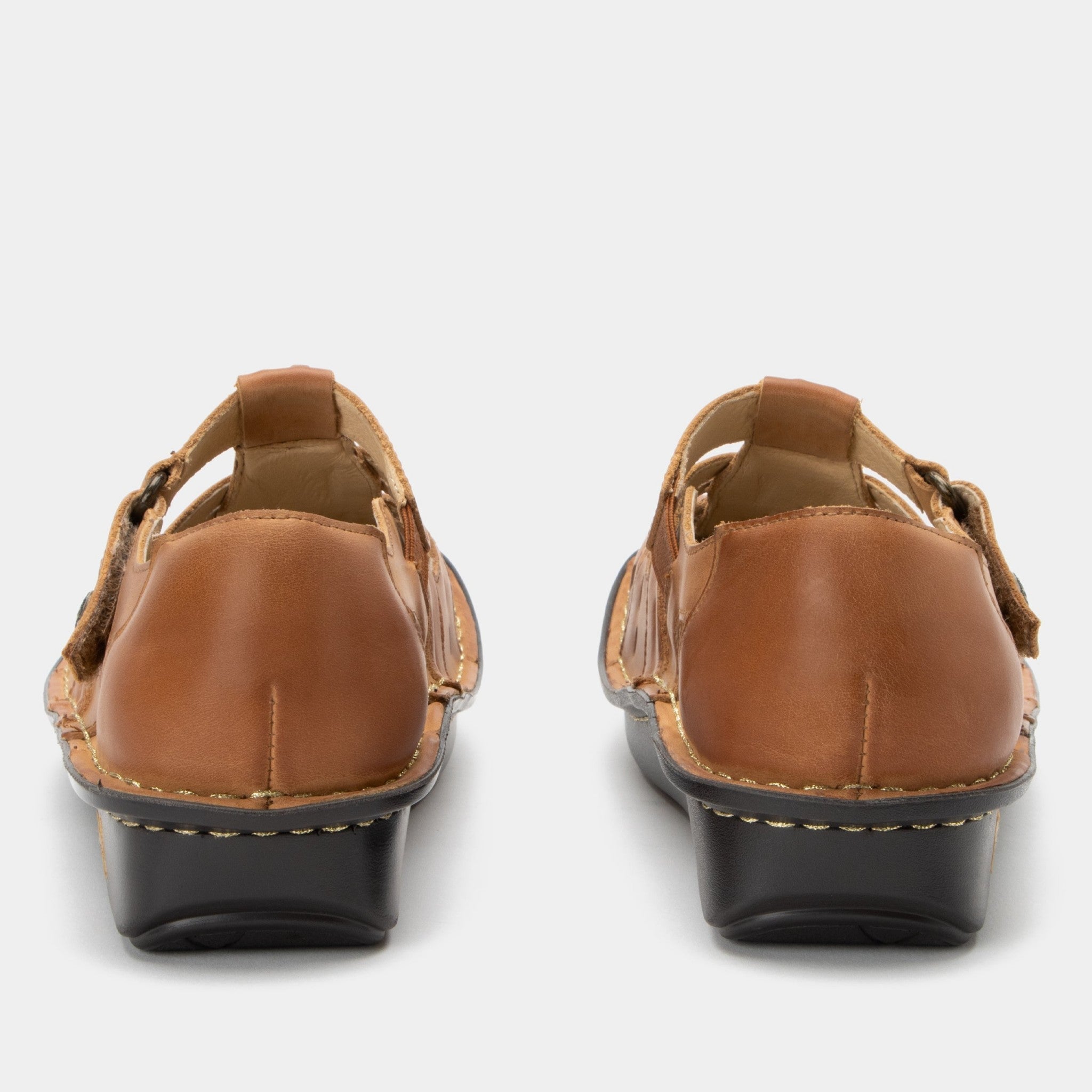 Alegria Pesca Mini Comfort Arch Support Women's Sandal - Cognac - 4