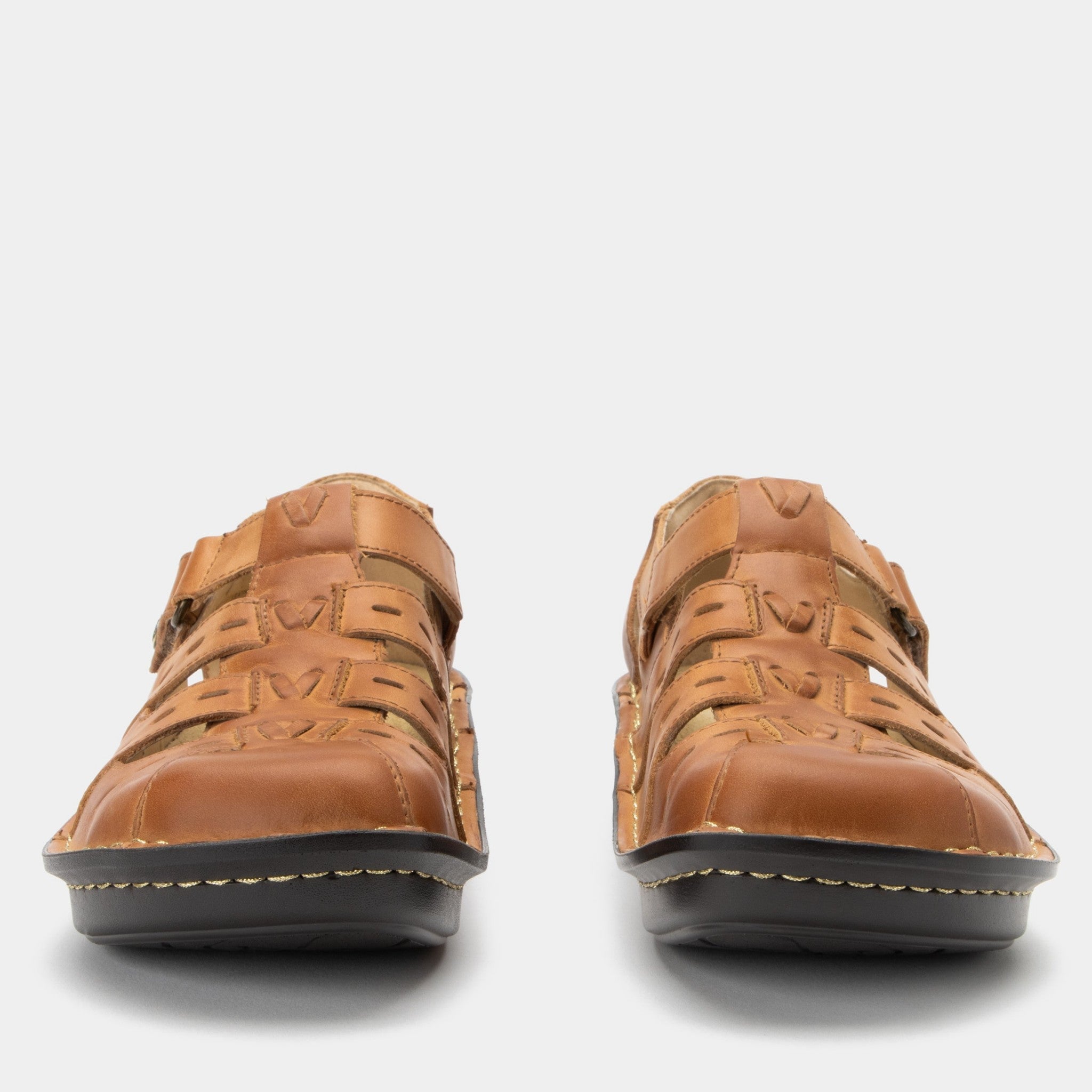 Alegria Pesca Mini Comfort Arch Support Women's Sandal - Cognac - 6
