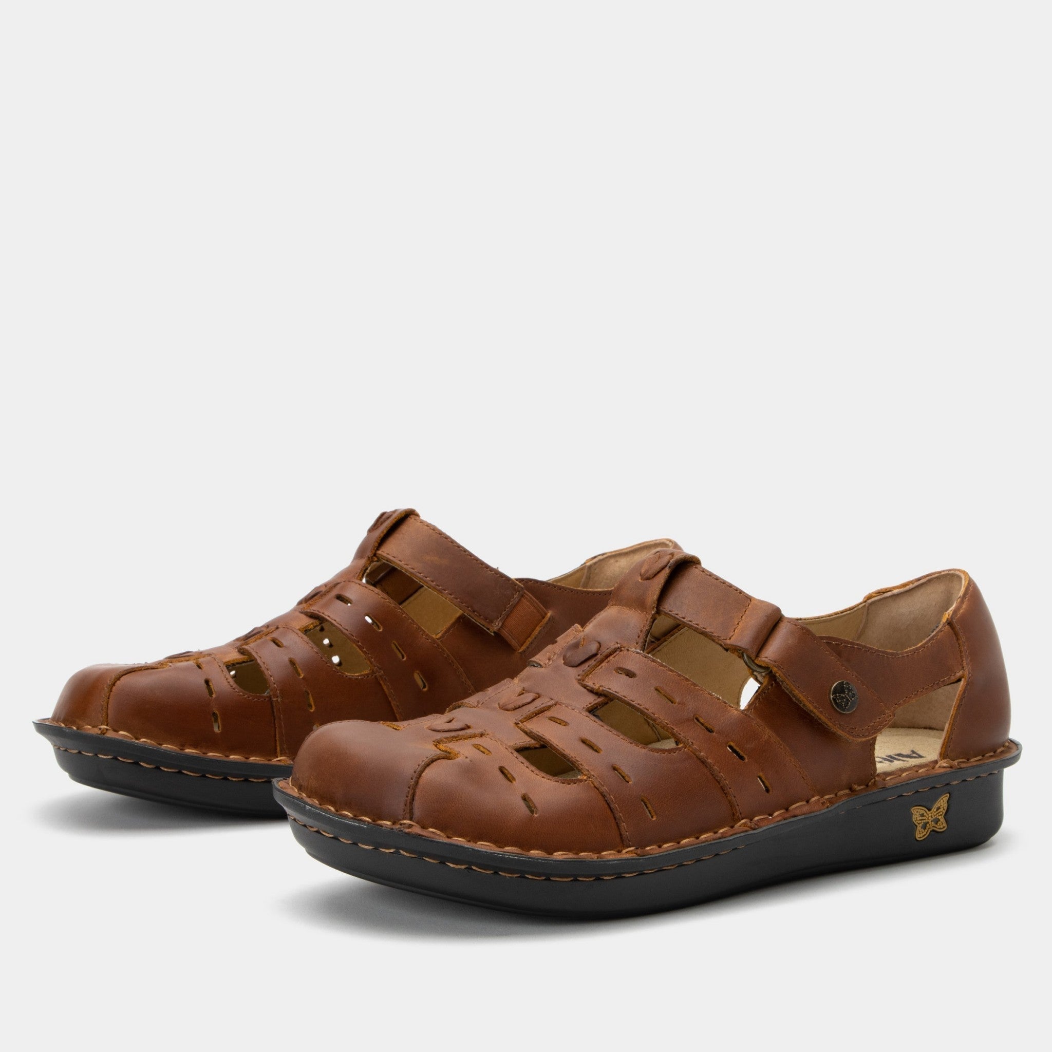 Alegria Pesca Mini Comfort Arch Support Women's Sandal in Tawny