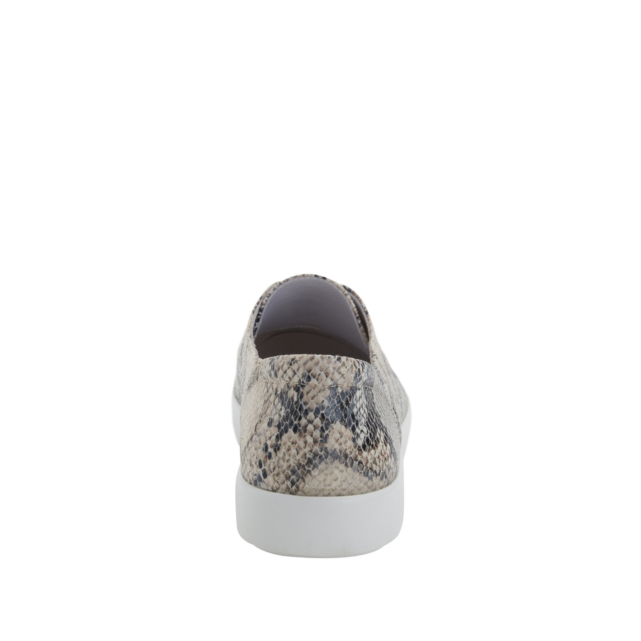 Alegria Posy Comfort Arch Support Women's Walking Shoe - Natural Snake - 4