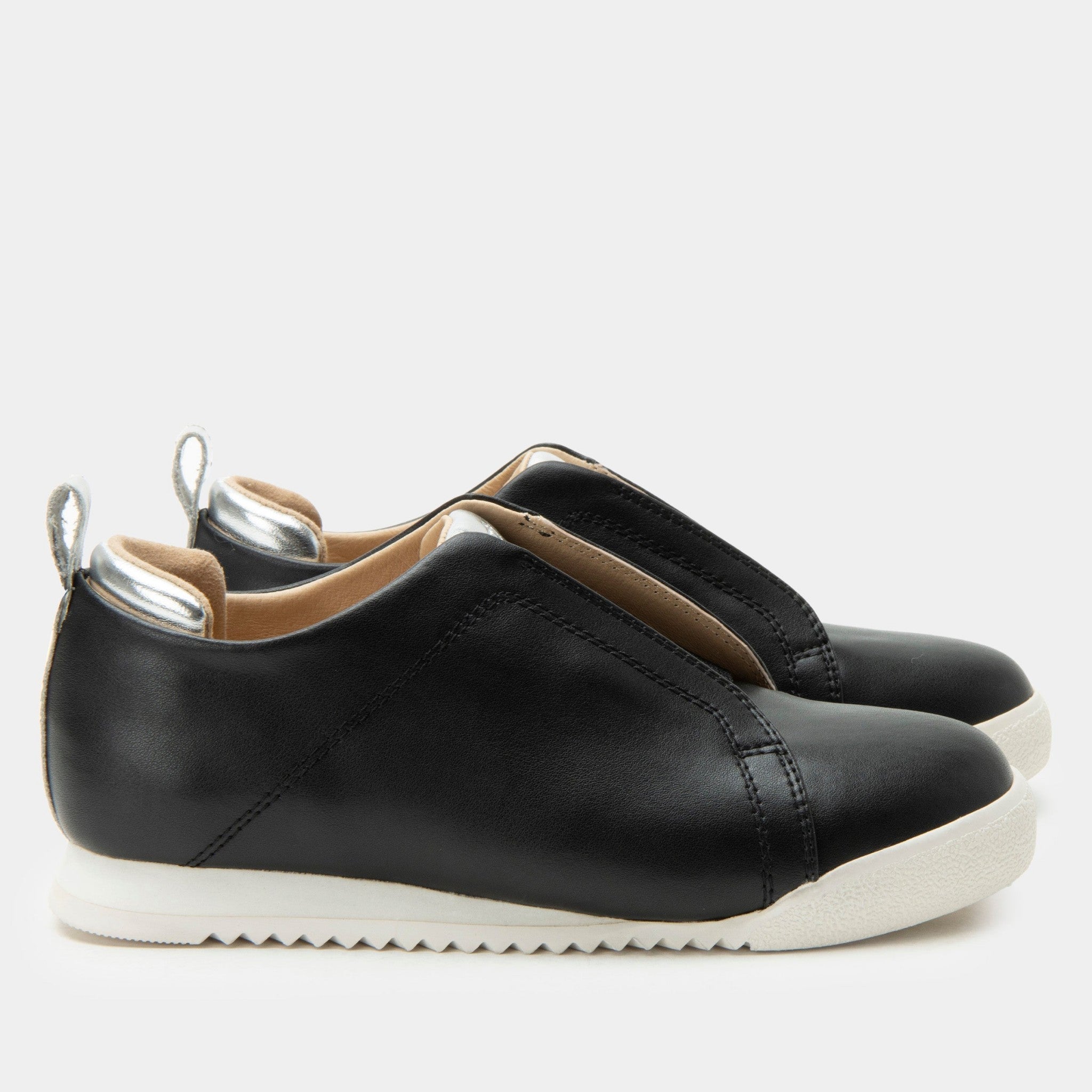 Alegria Reah Retro Sport Comfort Arch Support Women's Sneaker - Black - 2