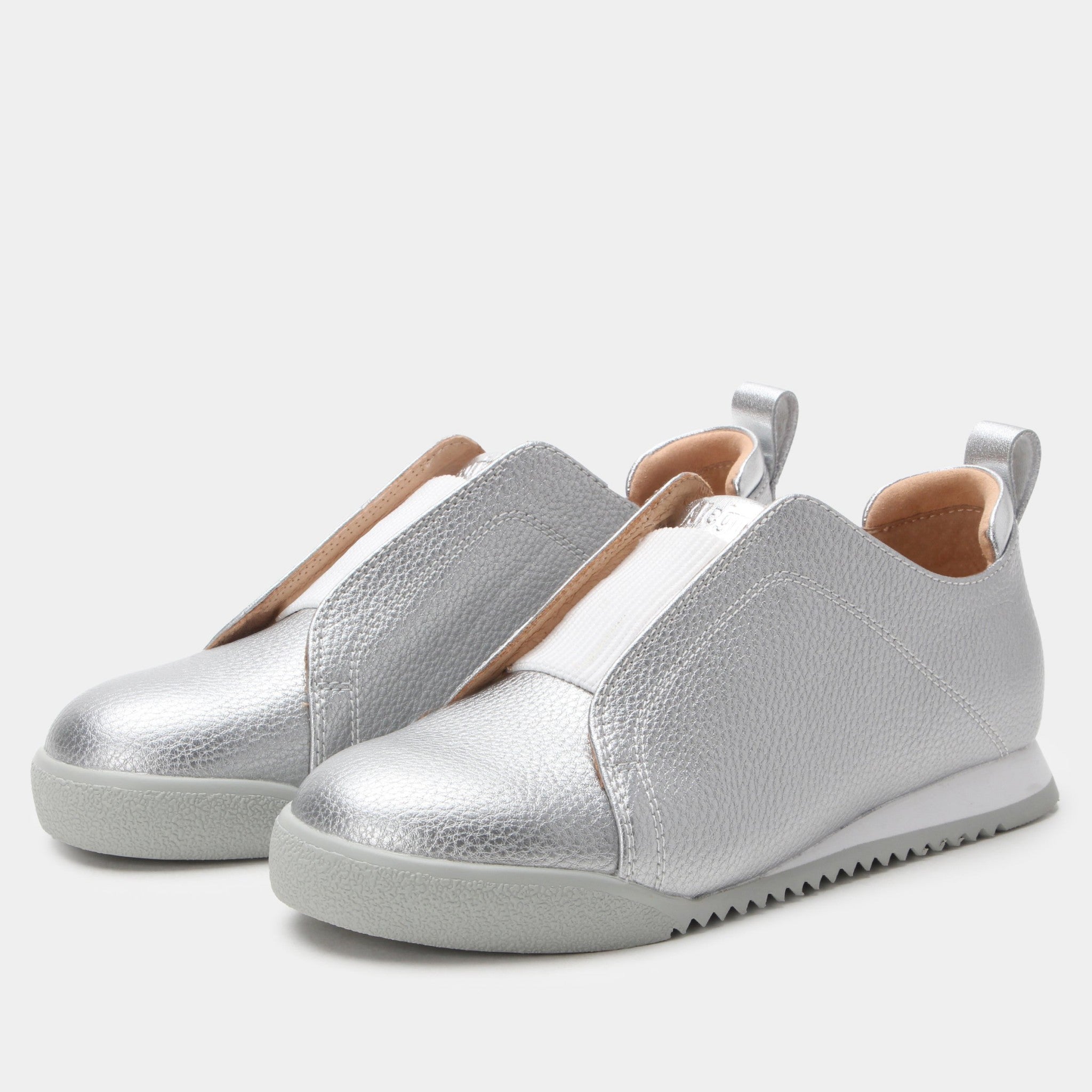 Alegria Reah Retro Sport Comfort Arch Support Women's Sneaker - Silver - 1