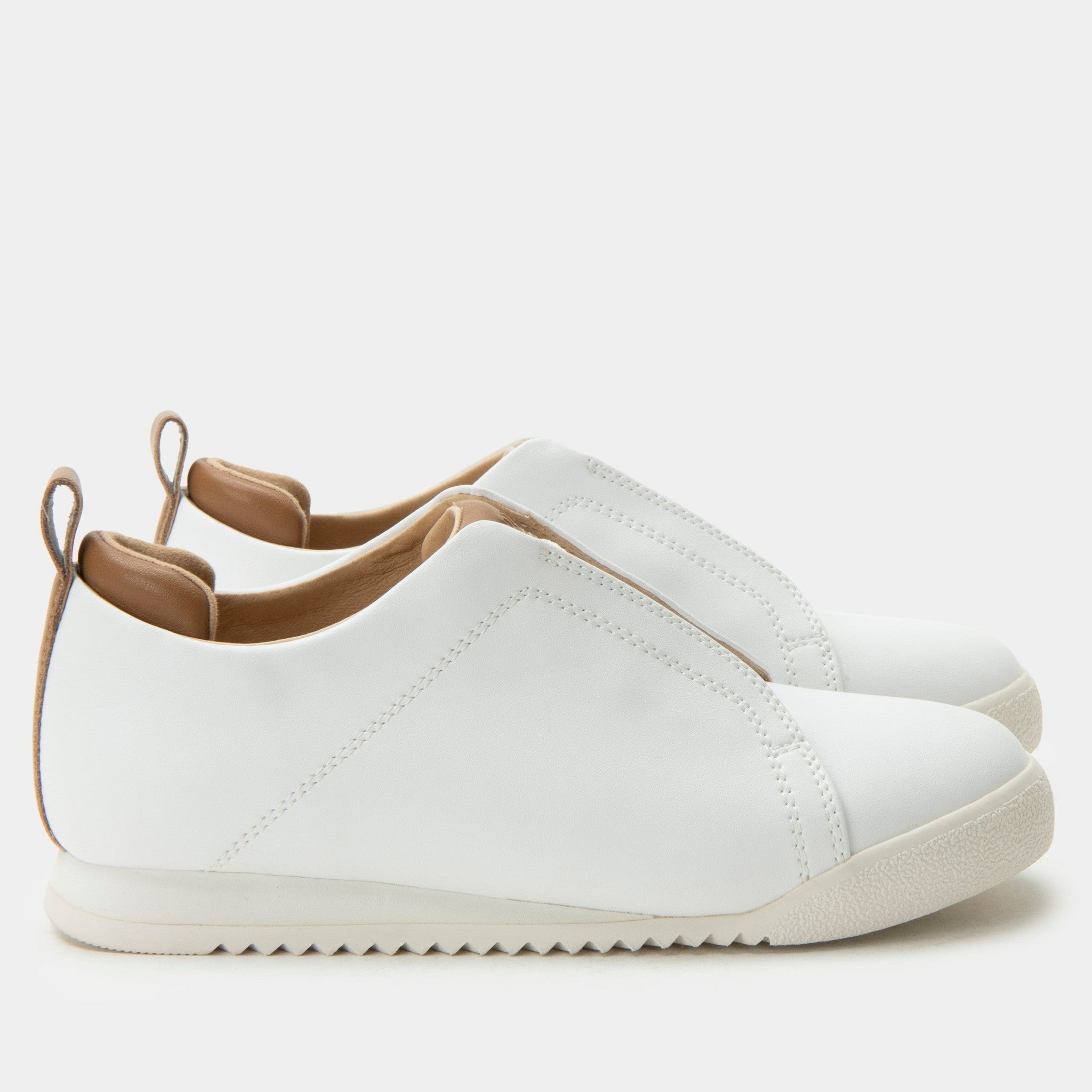 Alegria Reah Retro Sport Comfort Arch Support Women's Sneaker - White - 3
