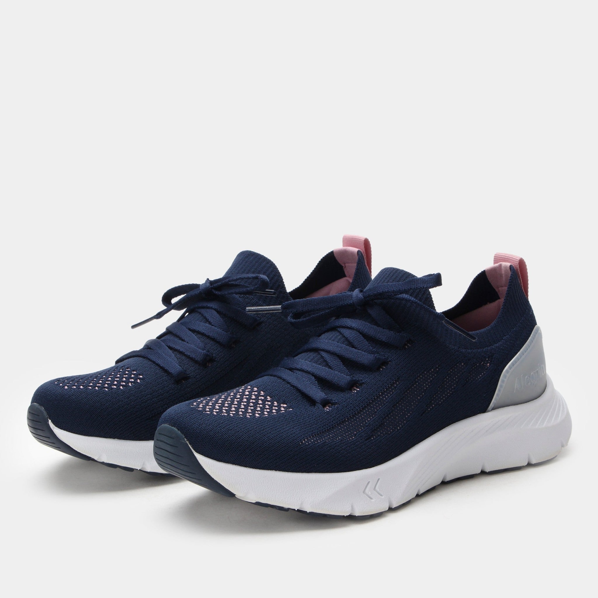 Alegria Regale Rebounce Comfort Arch Support Women's Walking Shoe - Blush Navy - 1