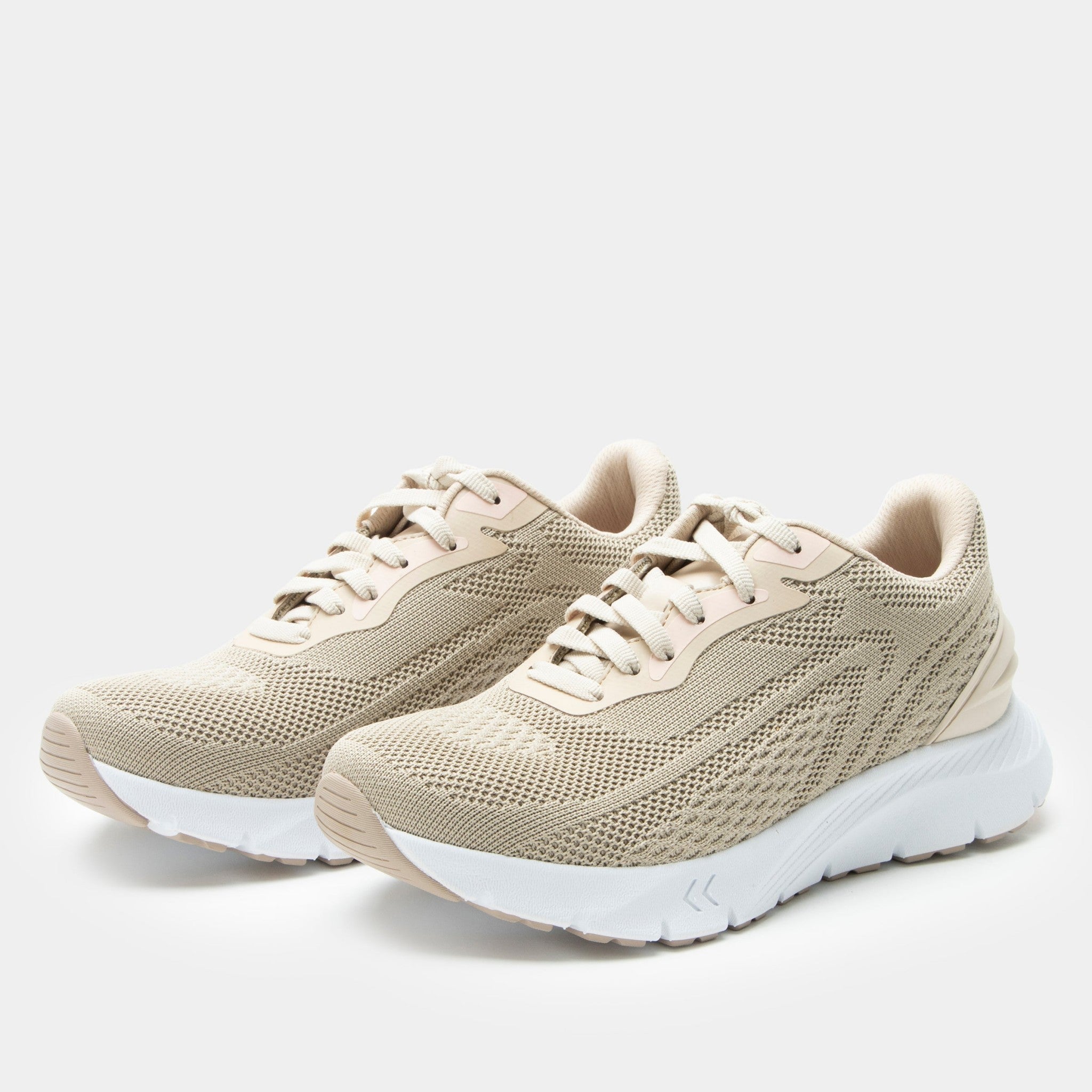 Alegria Rize Comfort Arch Support Women's Sneaker in Beige