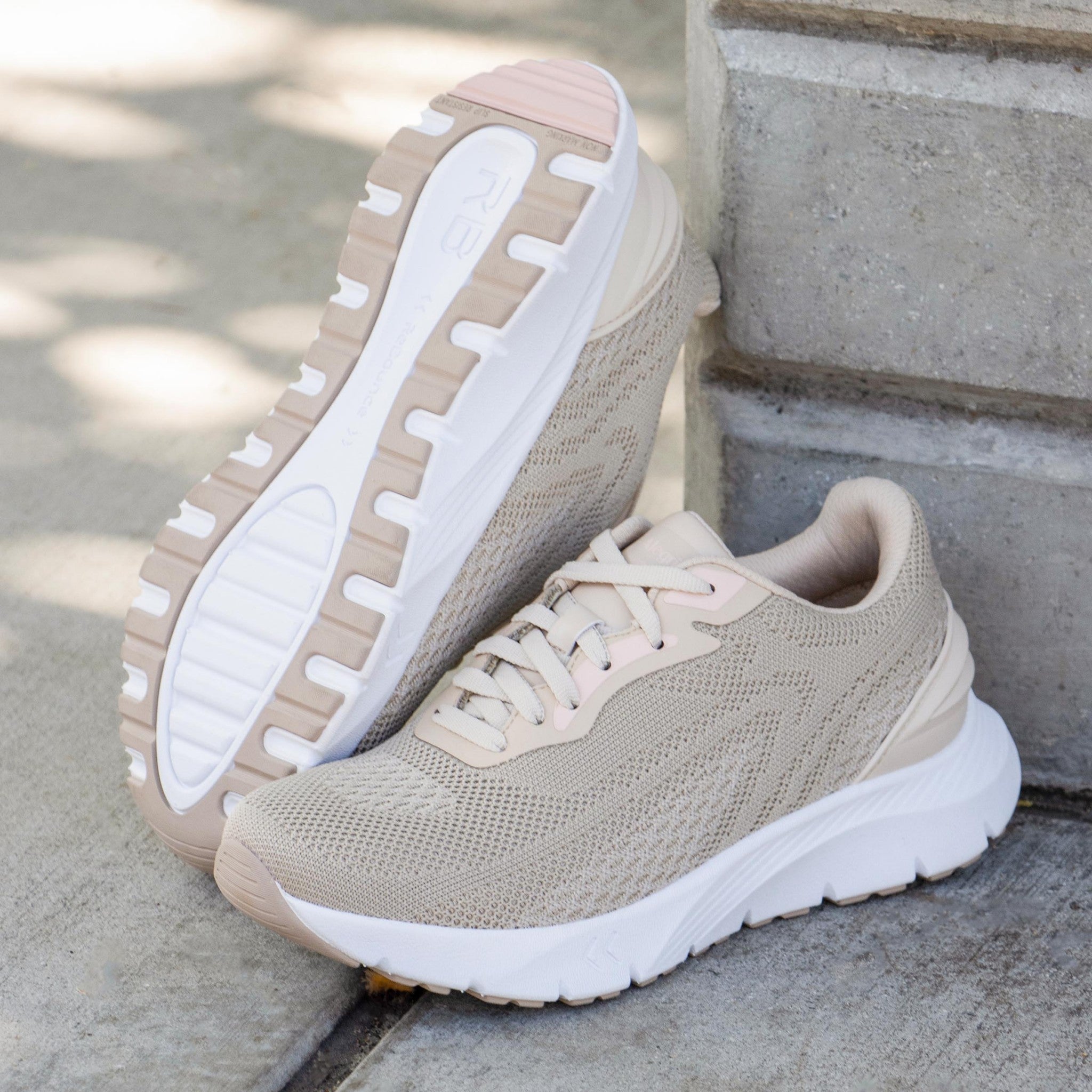 Alegria Rize Comfort Arch Support Women's Sneaker - Beige - 2