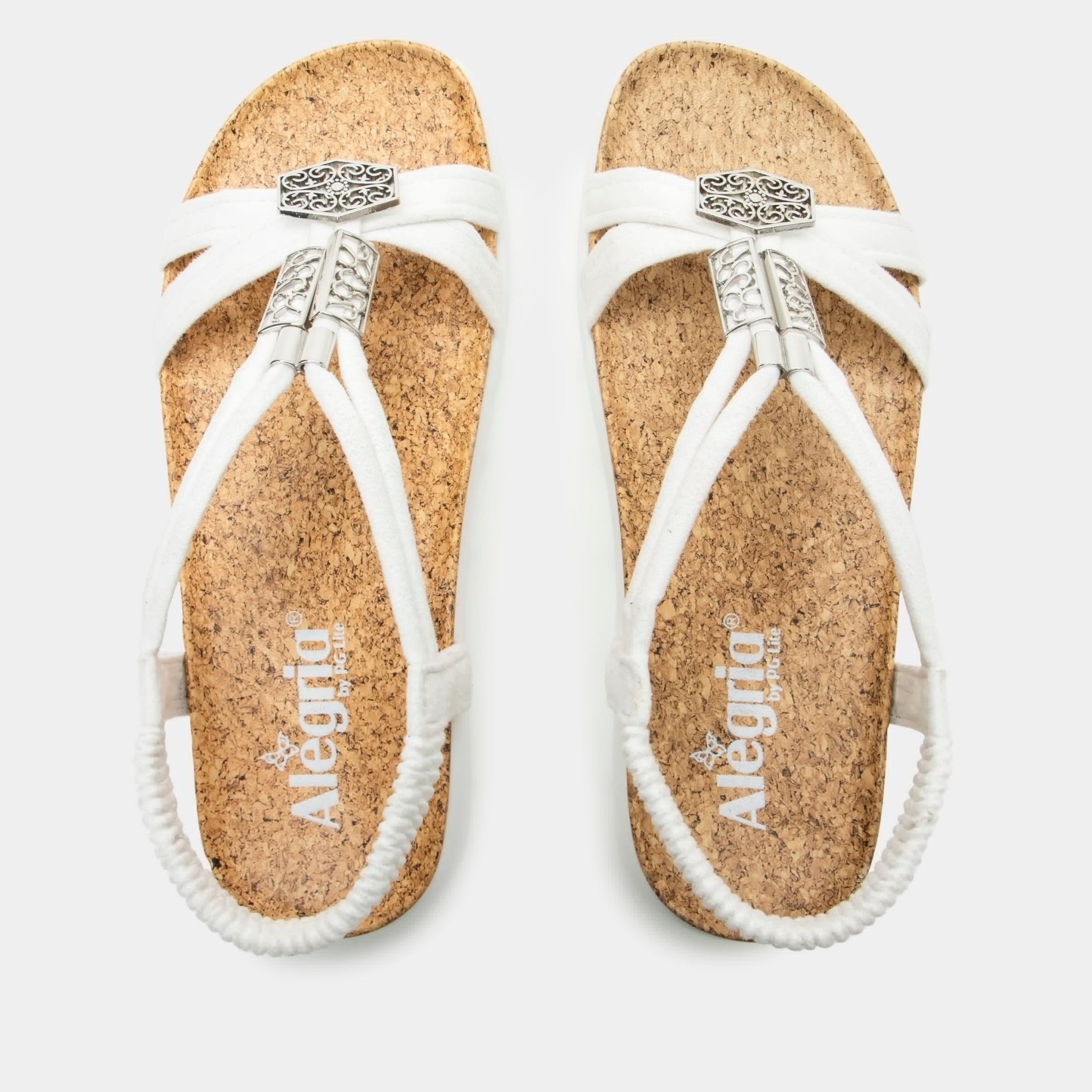 Alegria Roz Comfort Arch Support Women's Sandal - 6133 True White - 5
