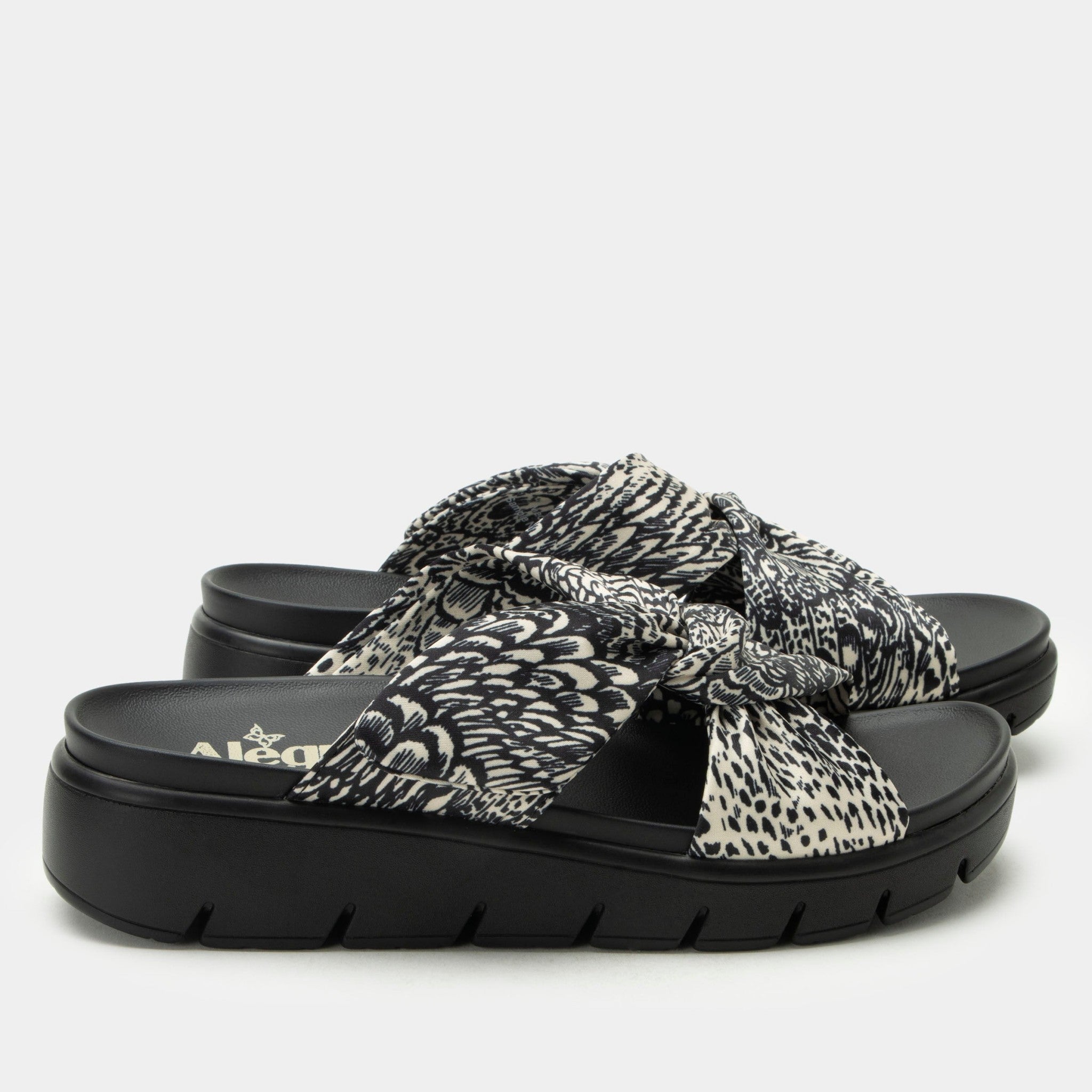 Alegria Rylie Comfort Arch Support Women's Slide Sandal - Birds Of Feather - 3