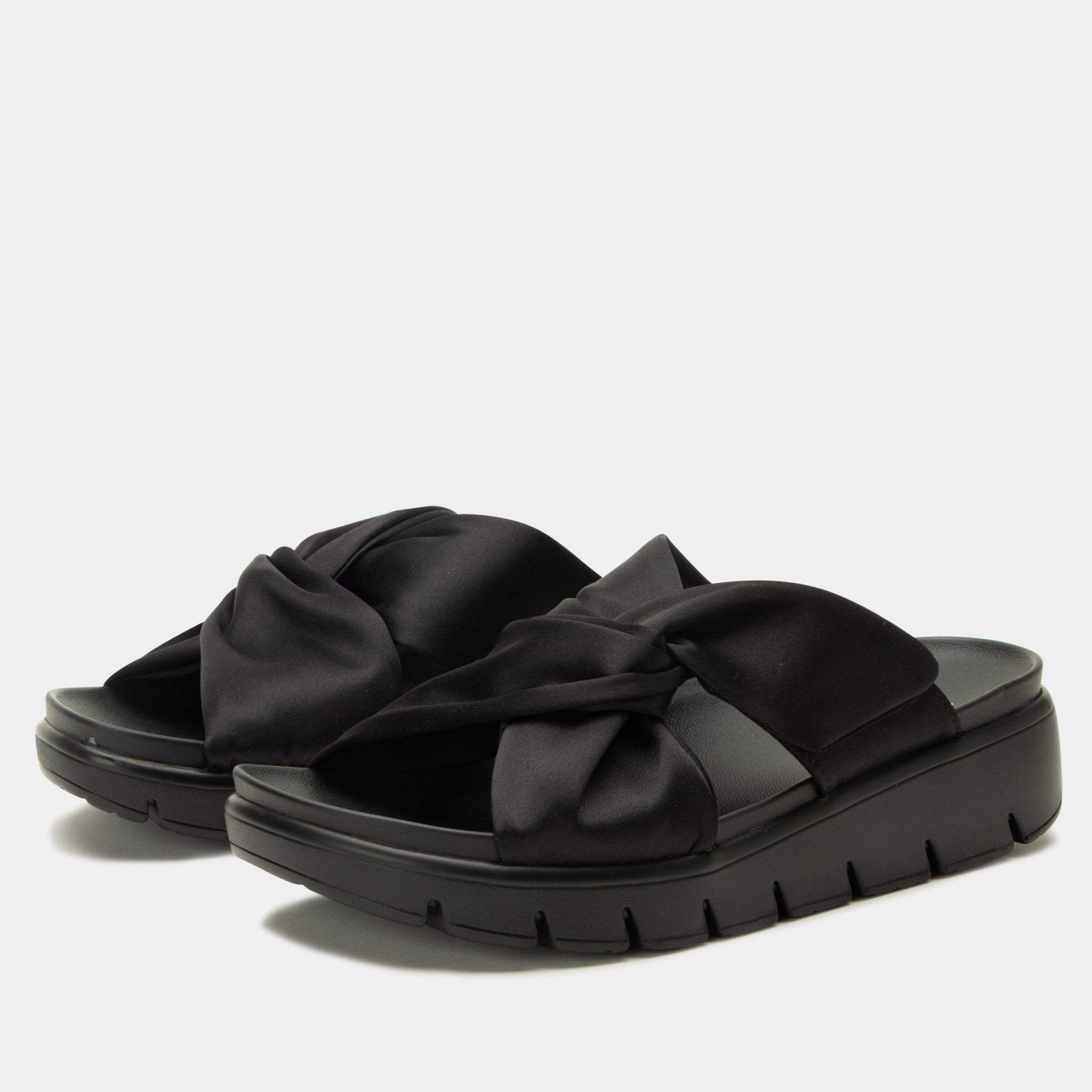 Alegria Rylie Comfort Arch Support Women's Slide Sandal in Black