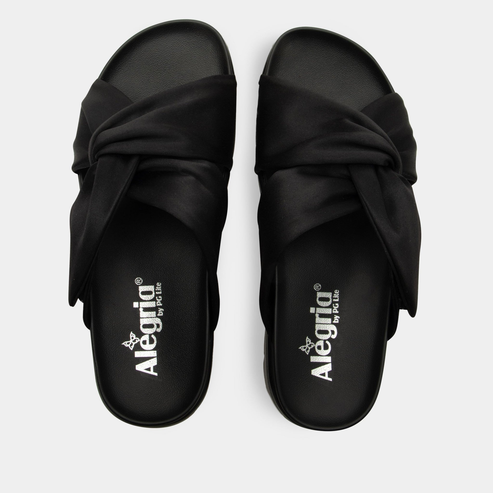 Alegria Rylie Comfort Arch Support Women's Slide Sandal - Black - 4