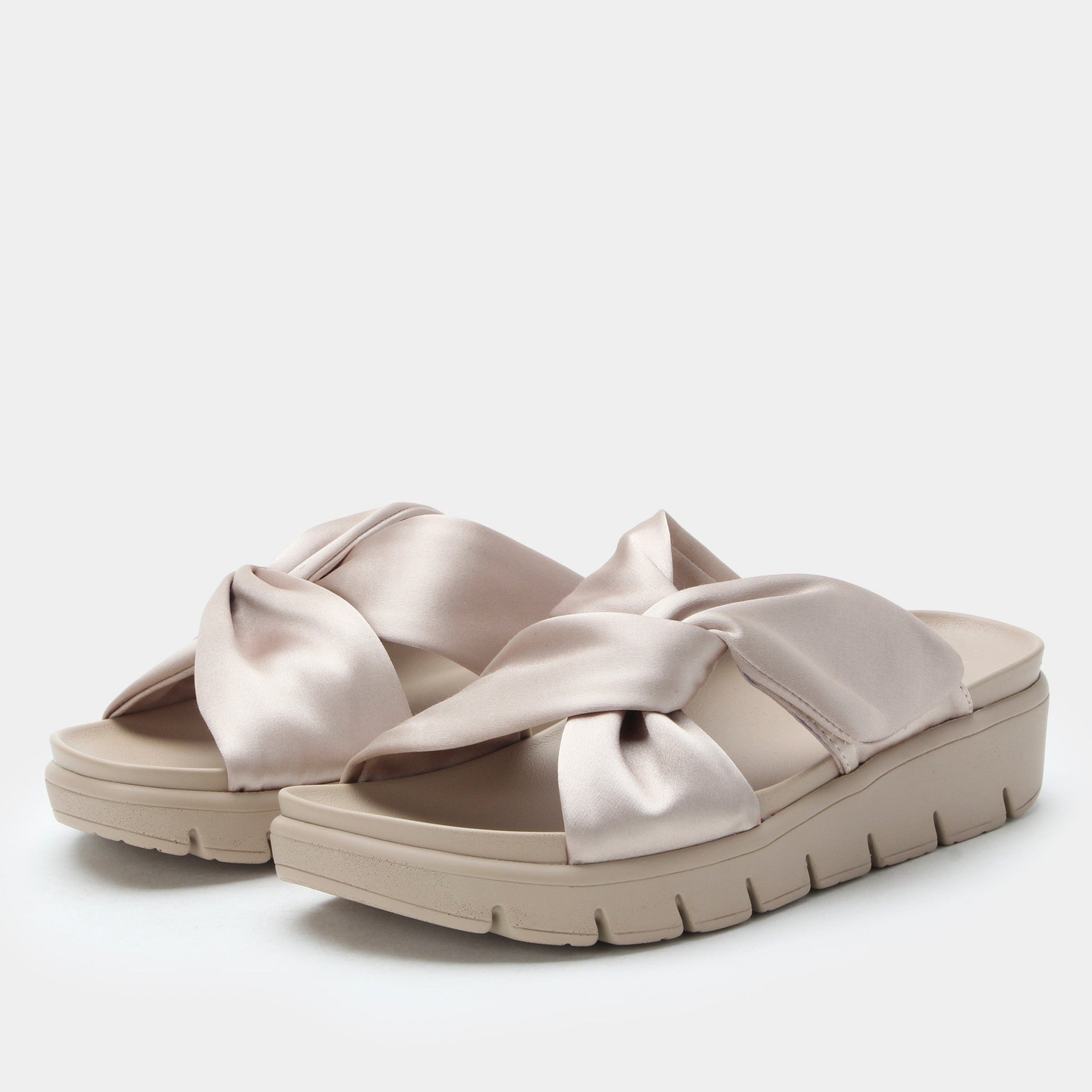Alegria Rylie Comfort Arch Support Women's Slide Sandal in Bronzer
