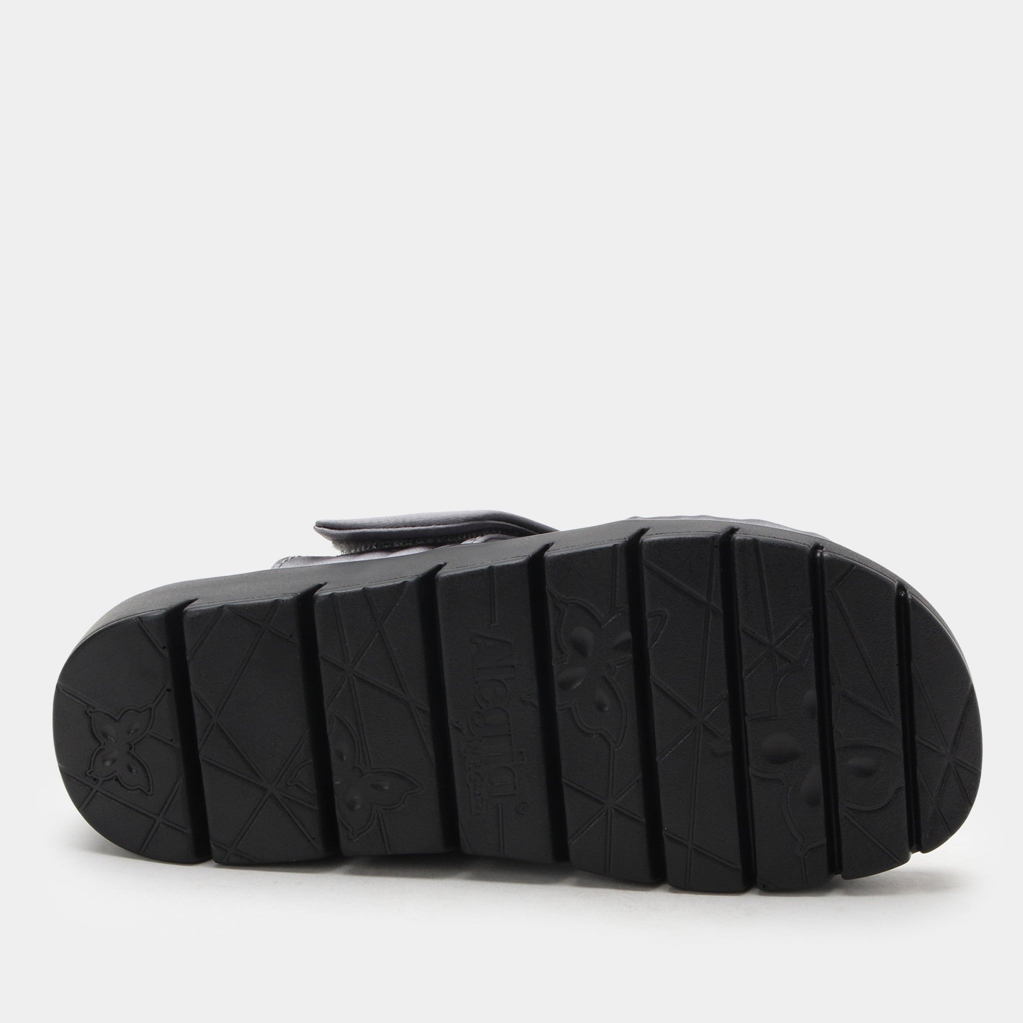Alegria Rylie Comfort Arch Support Women's Slide Sandal - Gunmetal - 7
