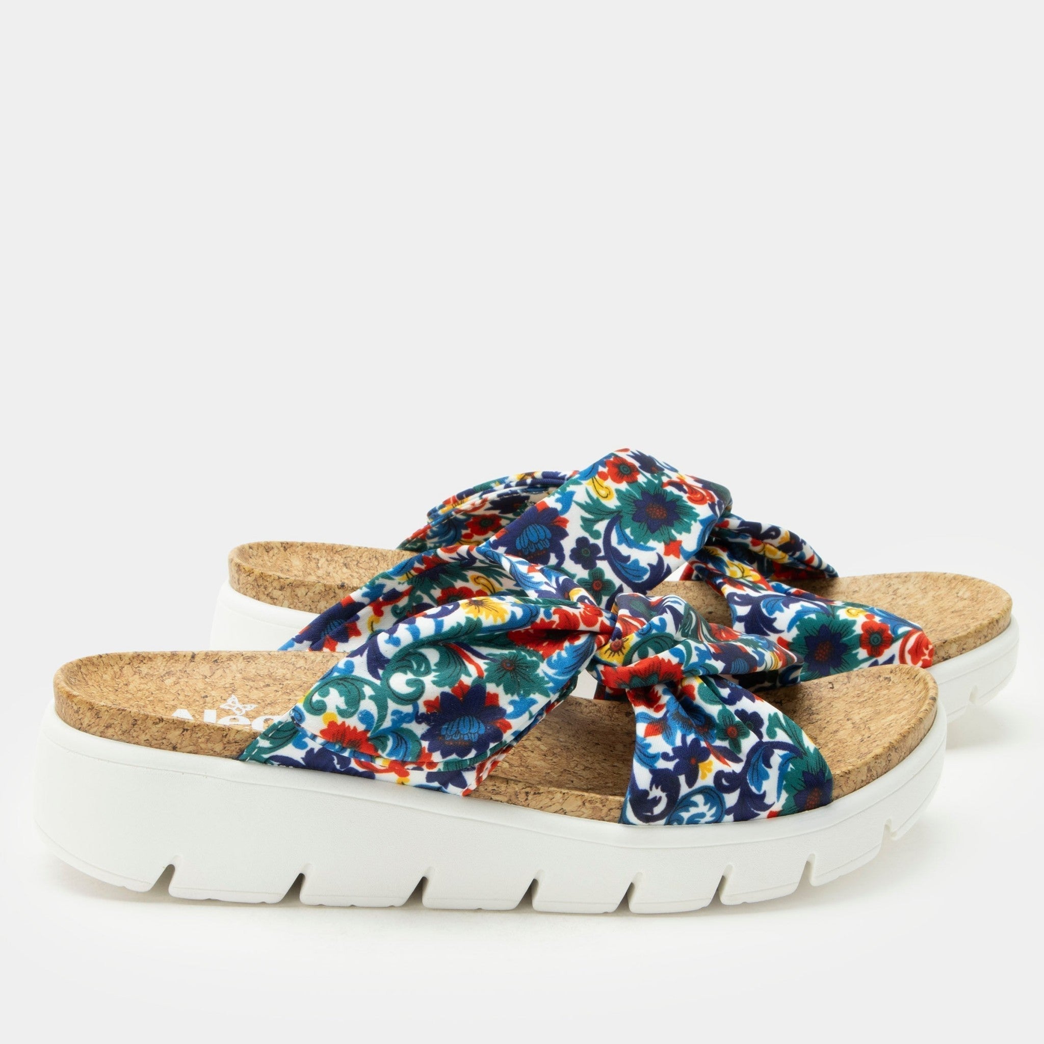 Alegria Rylie Comfort Arch Support Women's Slide Sandal - Primary Party - 3