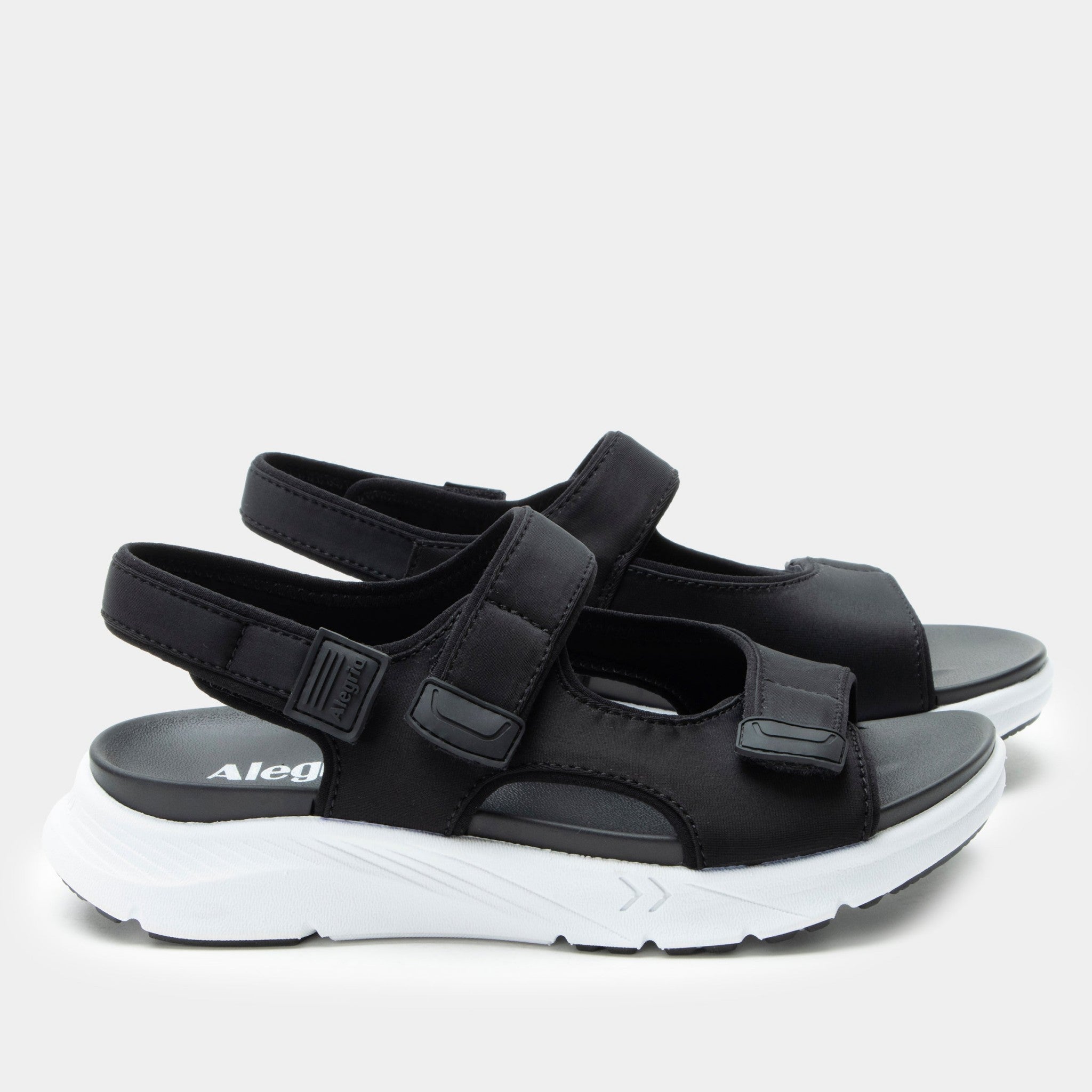 Alegria Sandie Rebounce Comfort Arch Support Women's Sandal - Black Top - 2