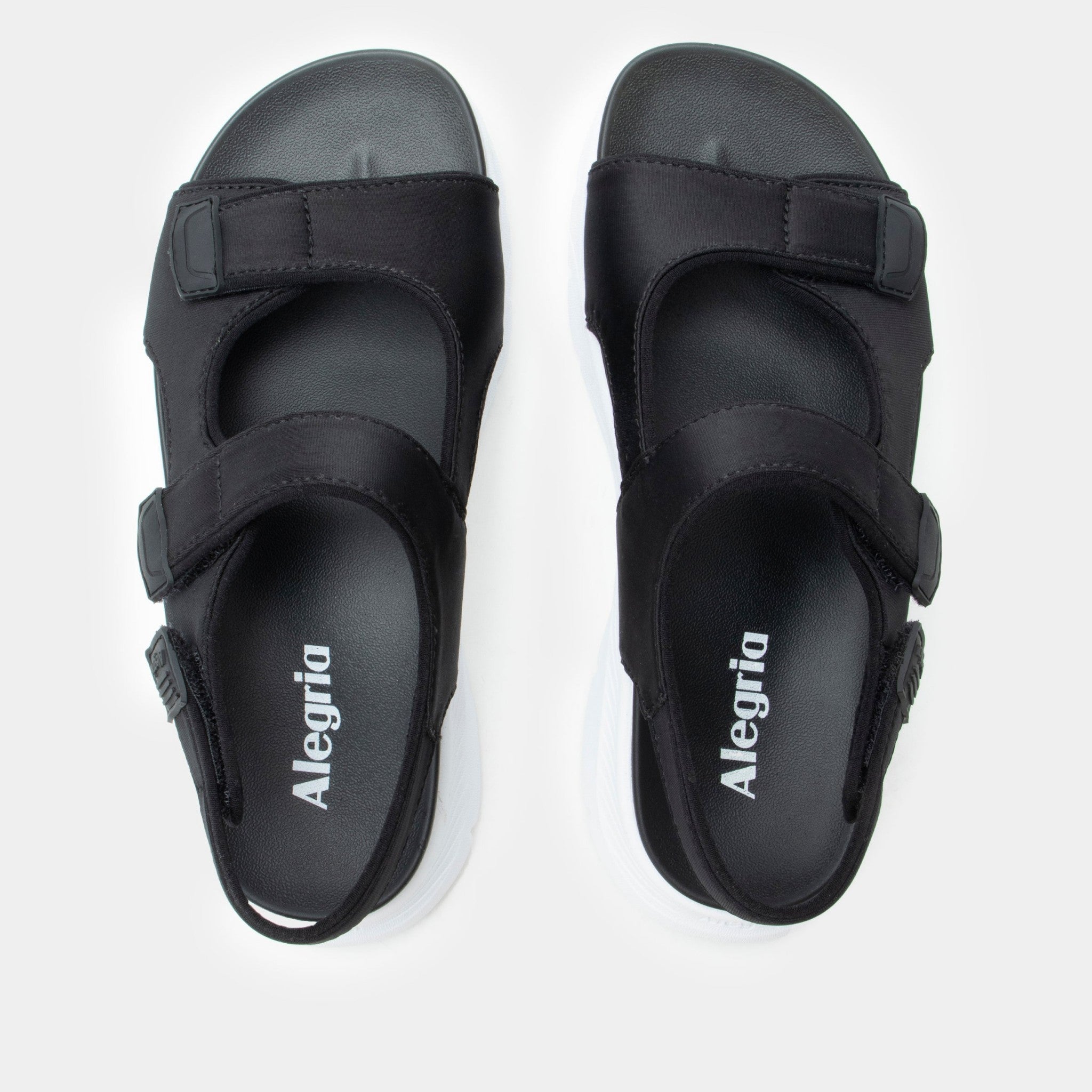 Alegria Sandie Rebounce Comfort Arch Support Women's Sandal - Black Top - 4