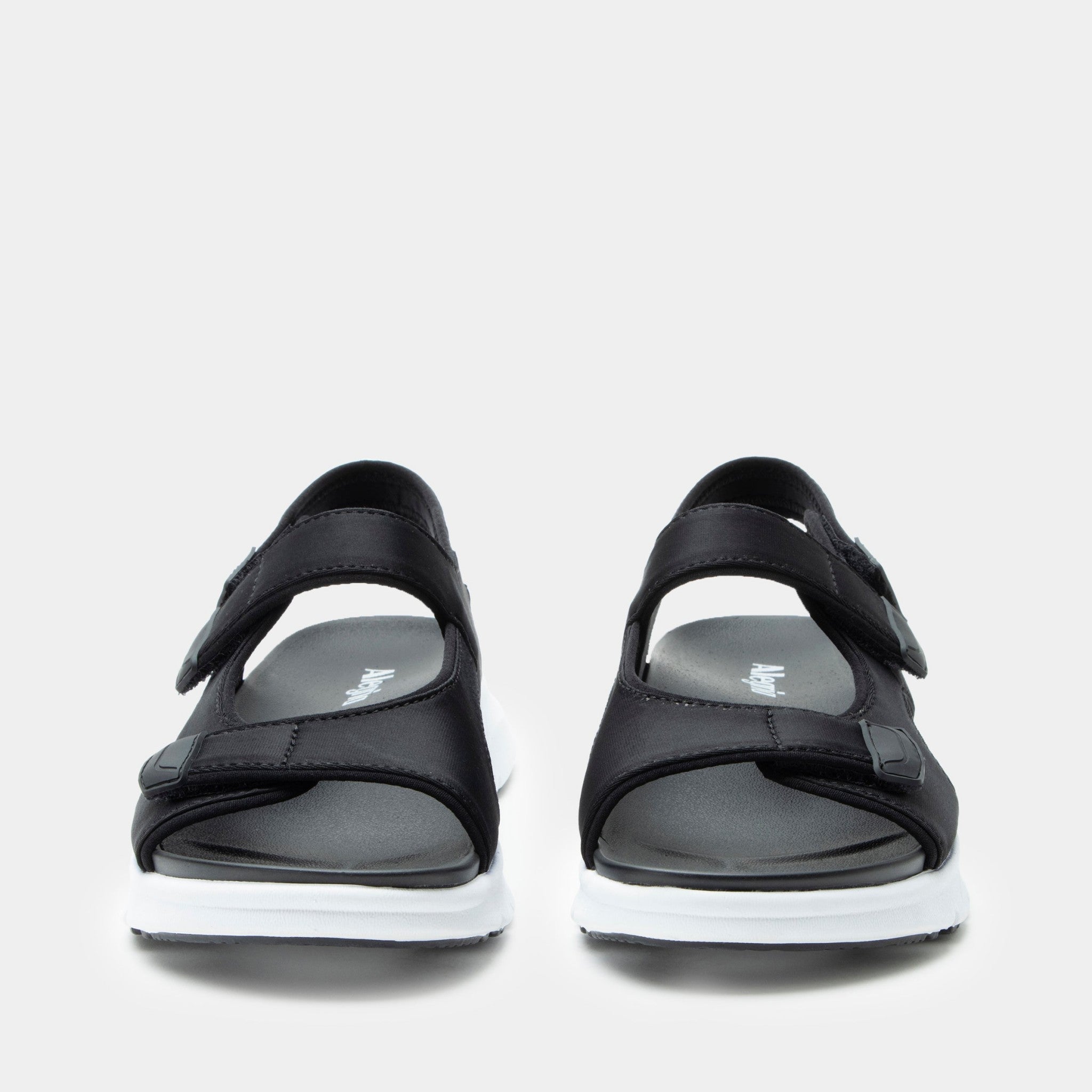 Alegria Sandie Rebounce Comfort Arch Support Women's Sandal - Black Top - 5