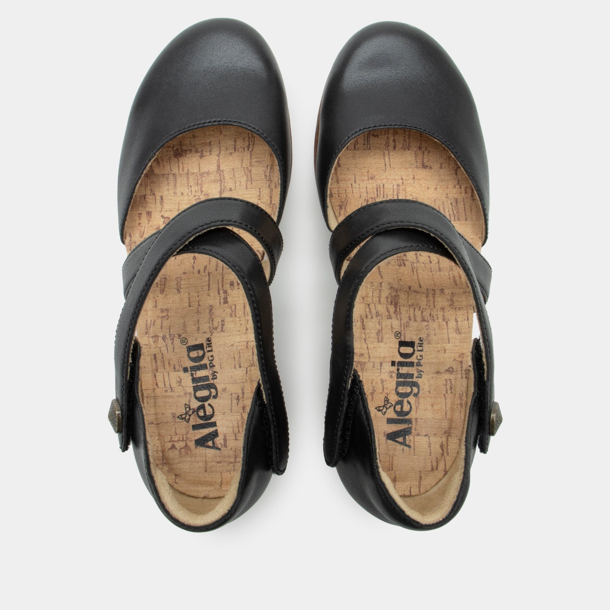 Alegria Savina Comfort Arch Support Women's Wedge Shoe - Coal - 4