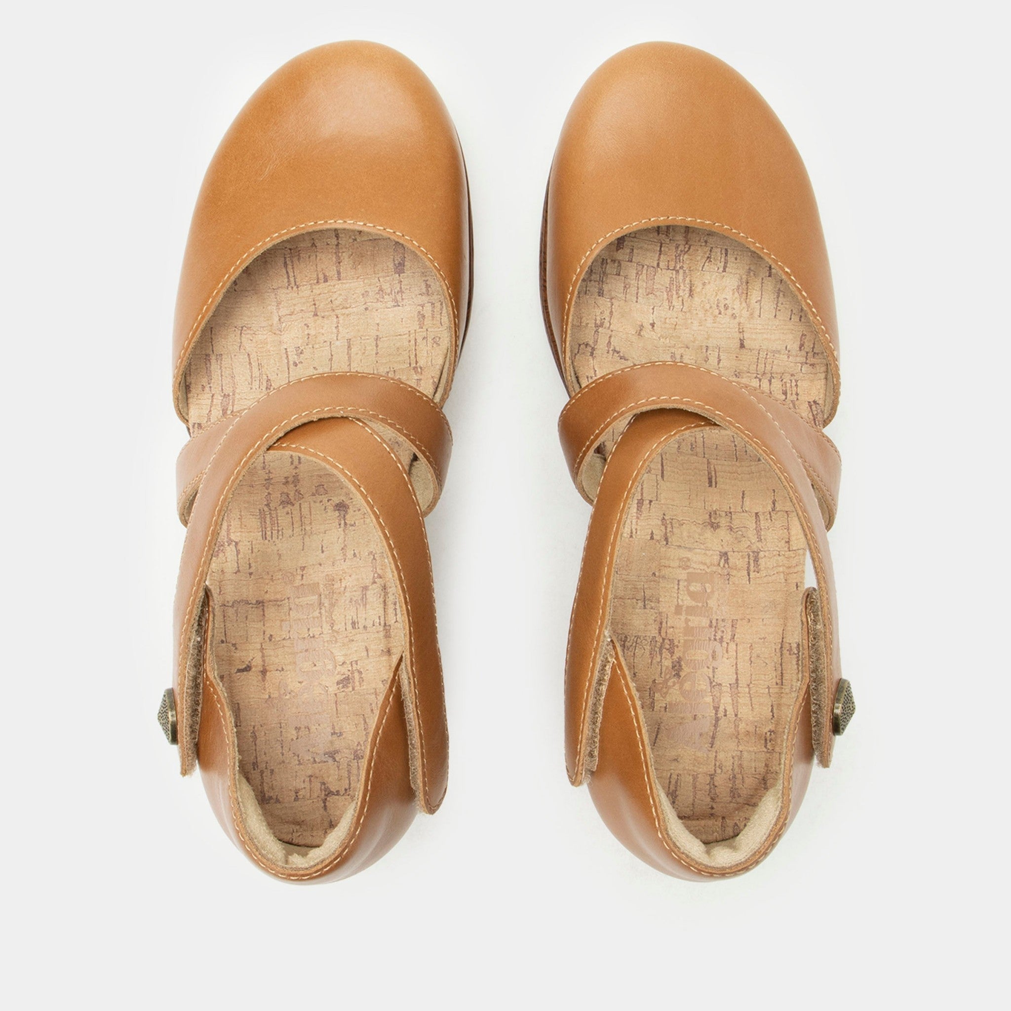 Alegria Savina Comfort Arch Support Women's Wedge Shoe - Latte - 5