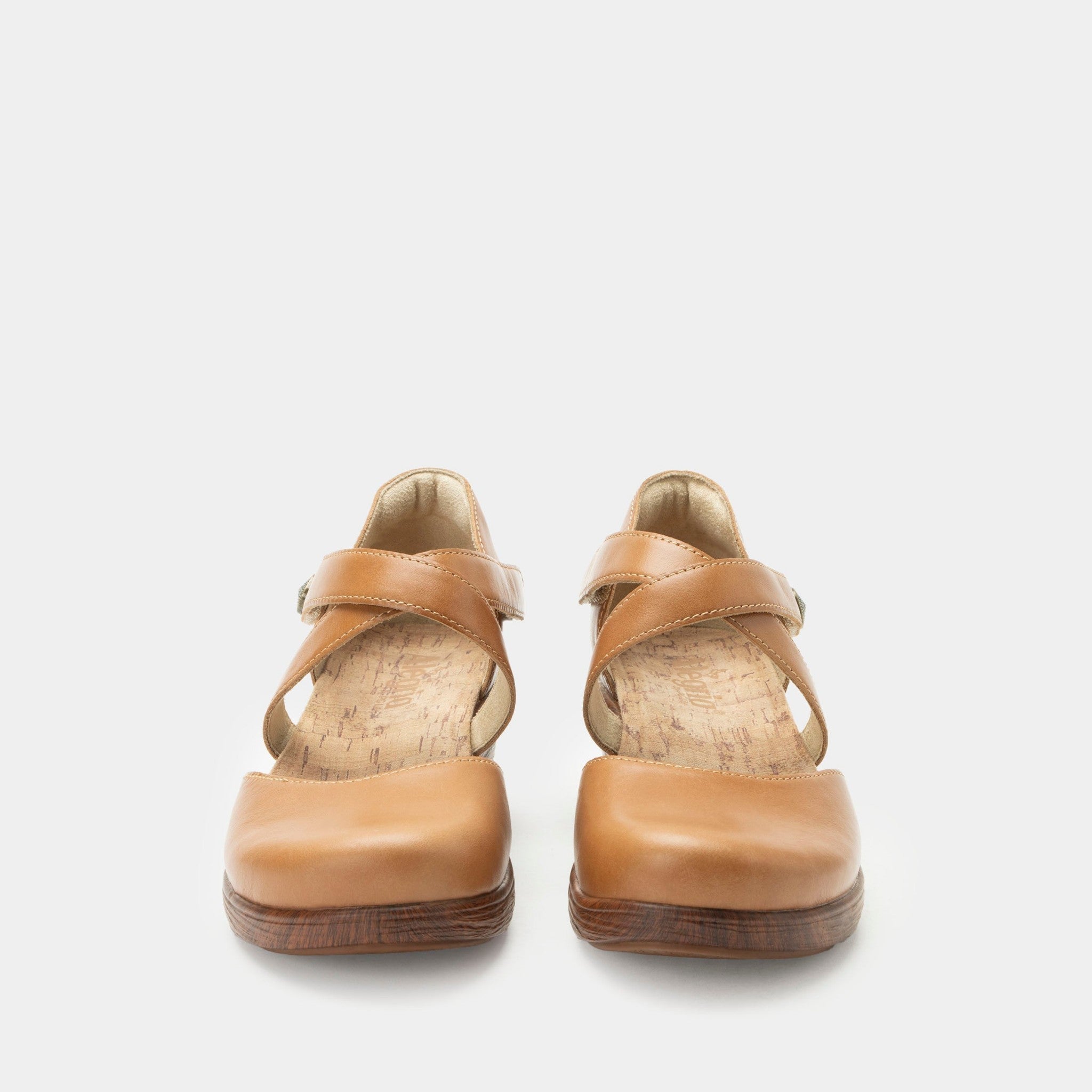 Alegria Savina Comfort Arch Support Women's Wedge Shoe - Latte - 6