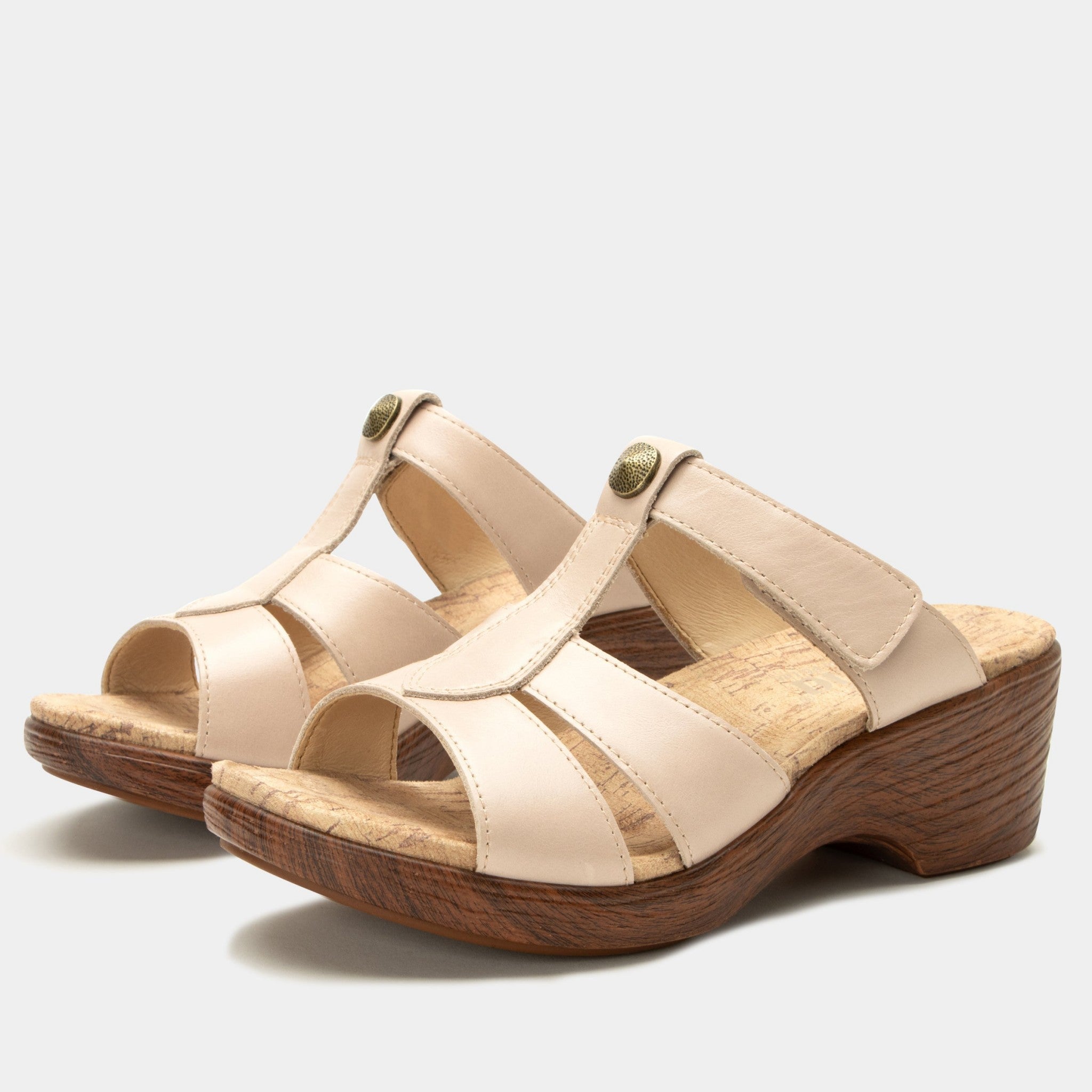 Alegria Shantal Comfort Arch Support Women's Sandal in Oat