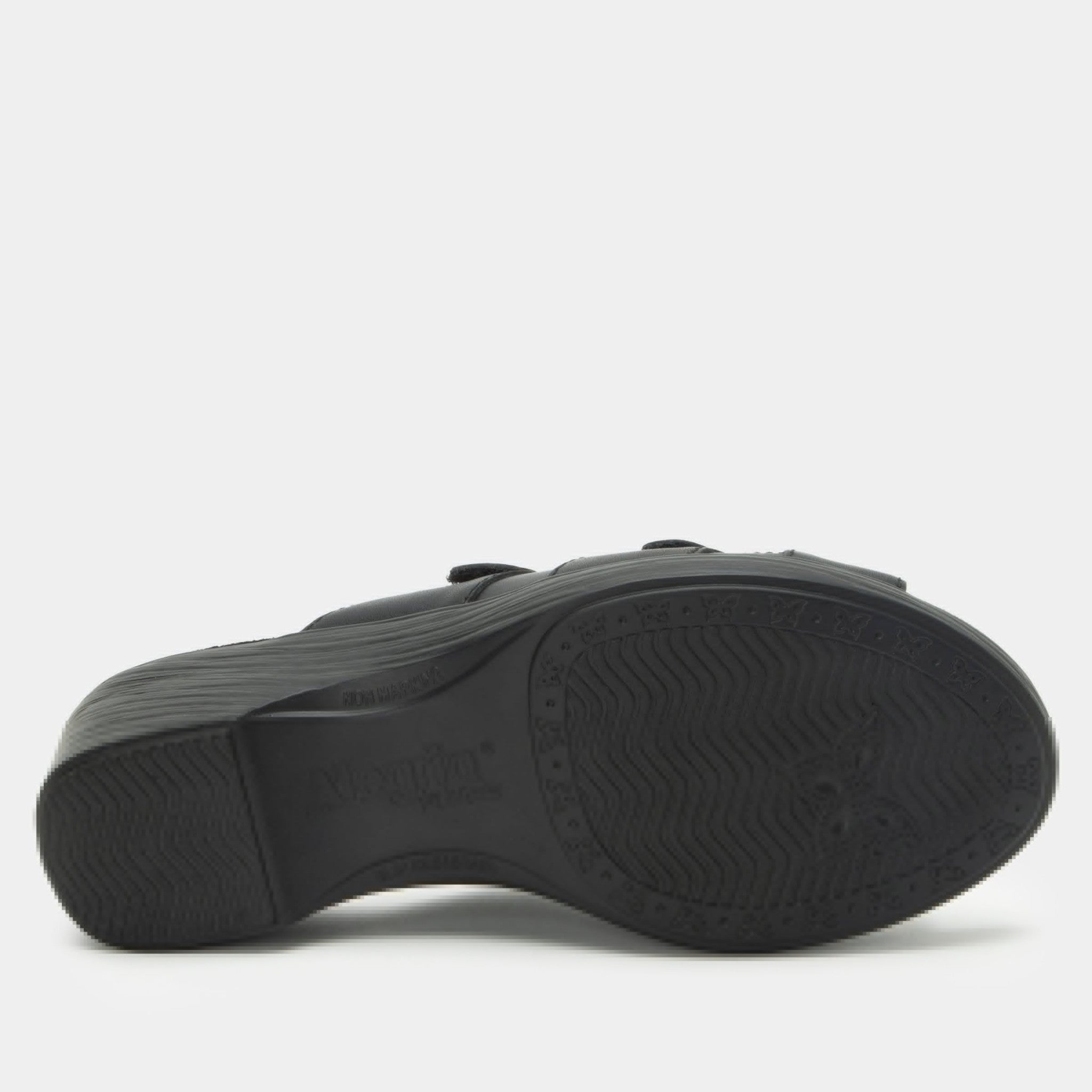 Alegria Sierra Comfort Arch Support Women's Wedge Sandal - Coal - 7