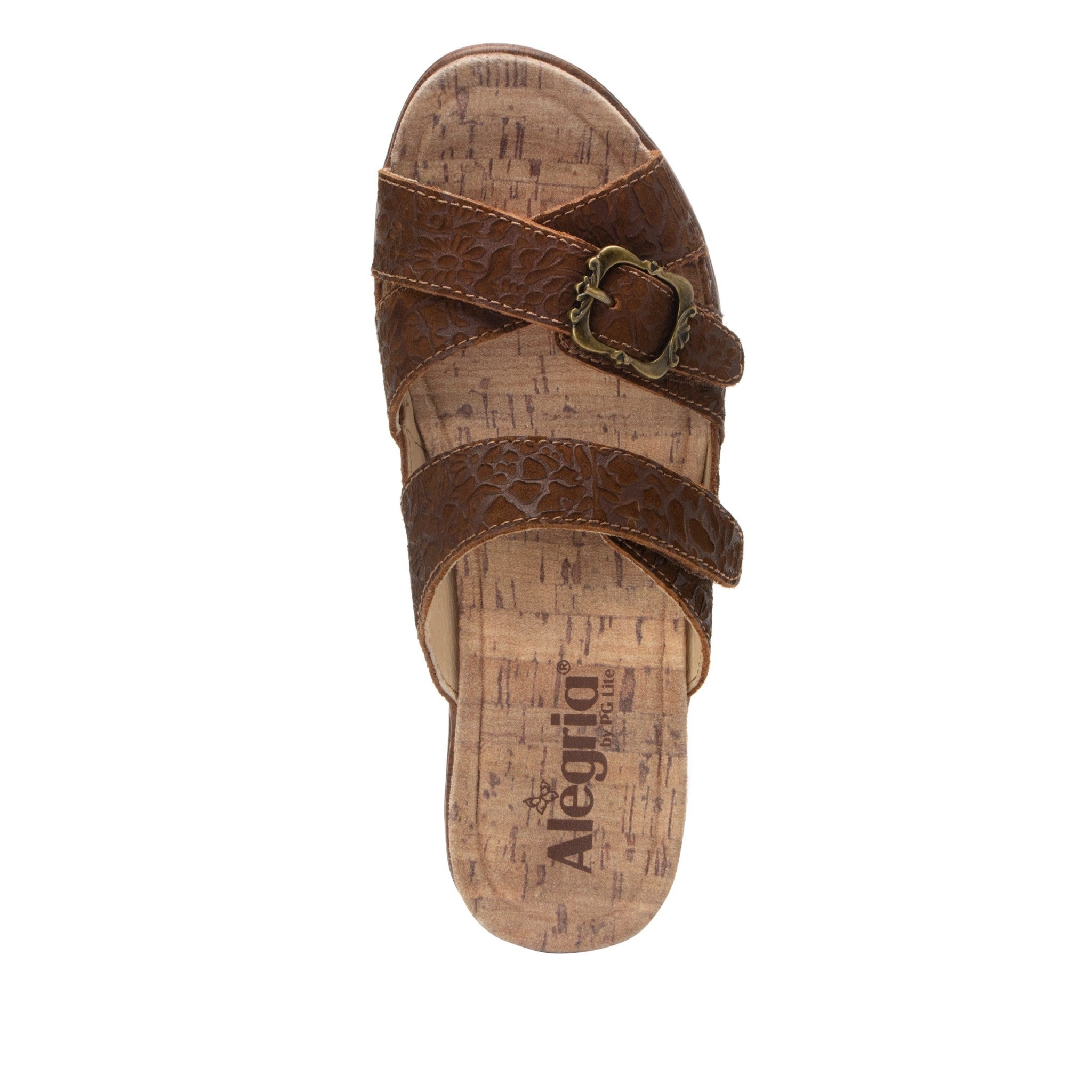 Alegria Sierra Comfort Arch Support Women's Wedge Sandal - Delicut Tawny - 5