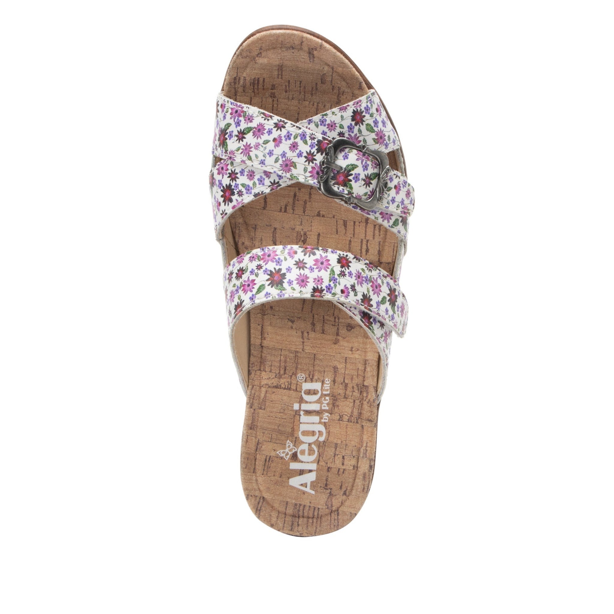 Alegria Sierra Comfort Arch Support Women's Wedge Sandal - Precious - 5