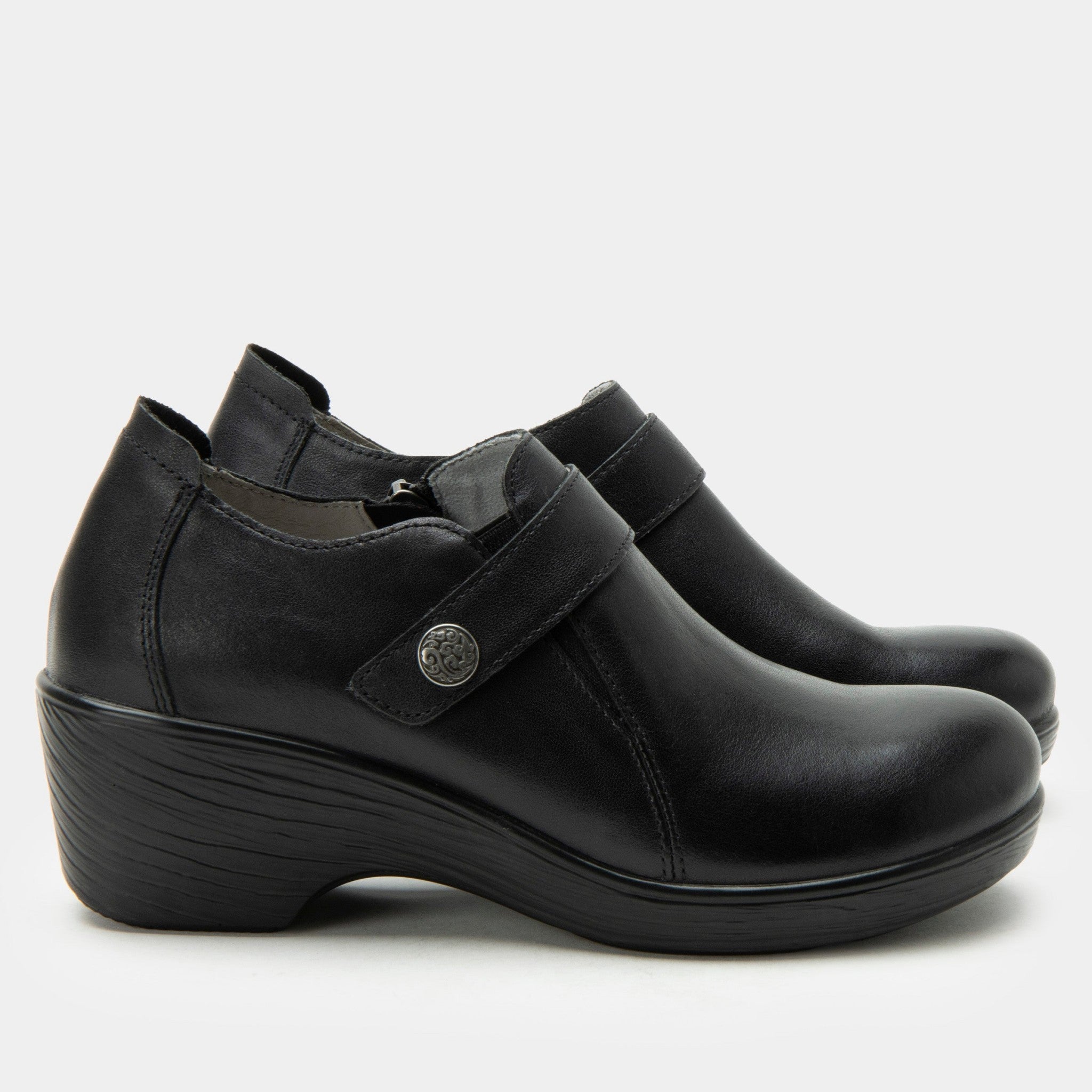 Alegria Silah Wood Look Wedge Comfort Arch Support Women's Shoe - Sable - 2