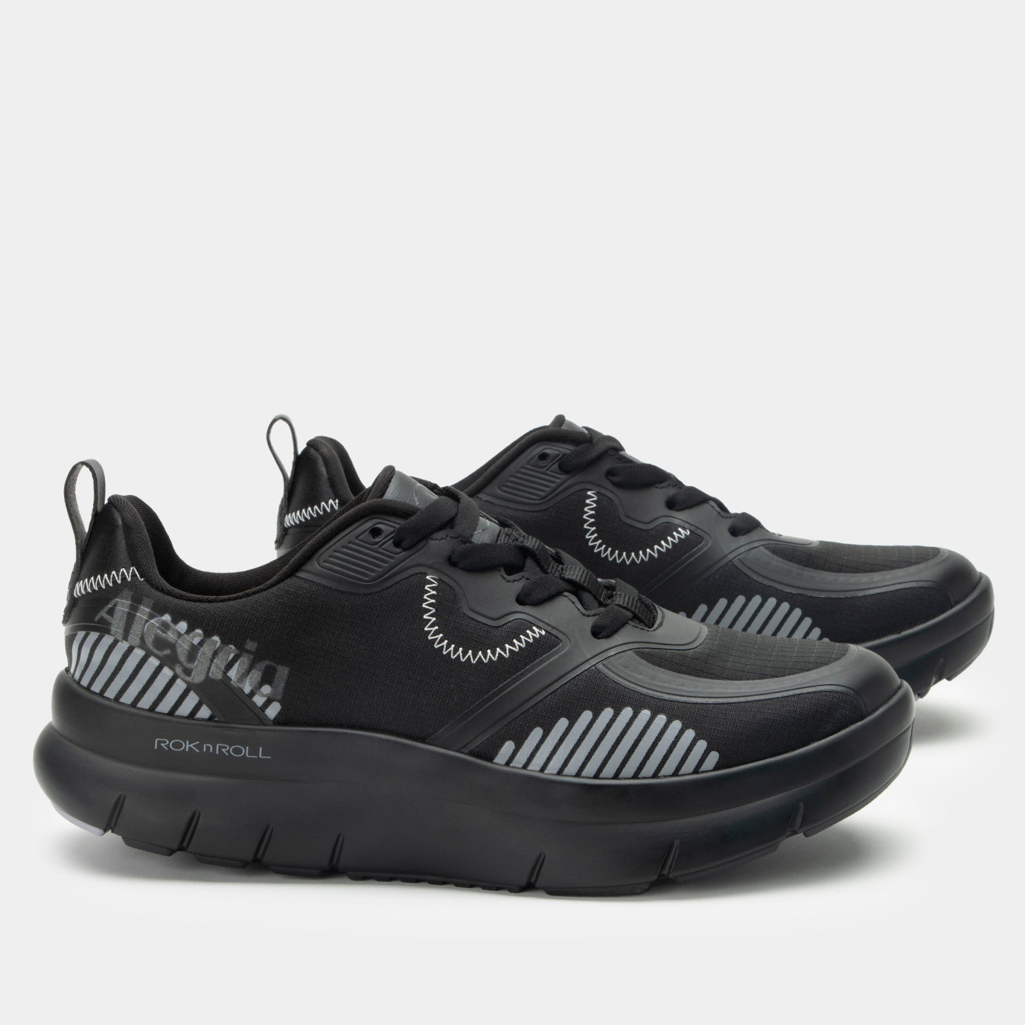 Alegria Solstyce Comfort Arch Support Women's Sneaker - Black Balloon - 3