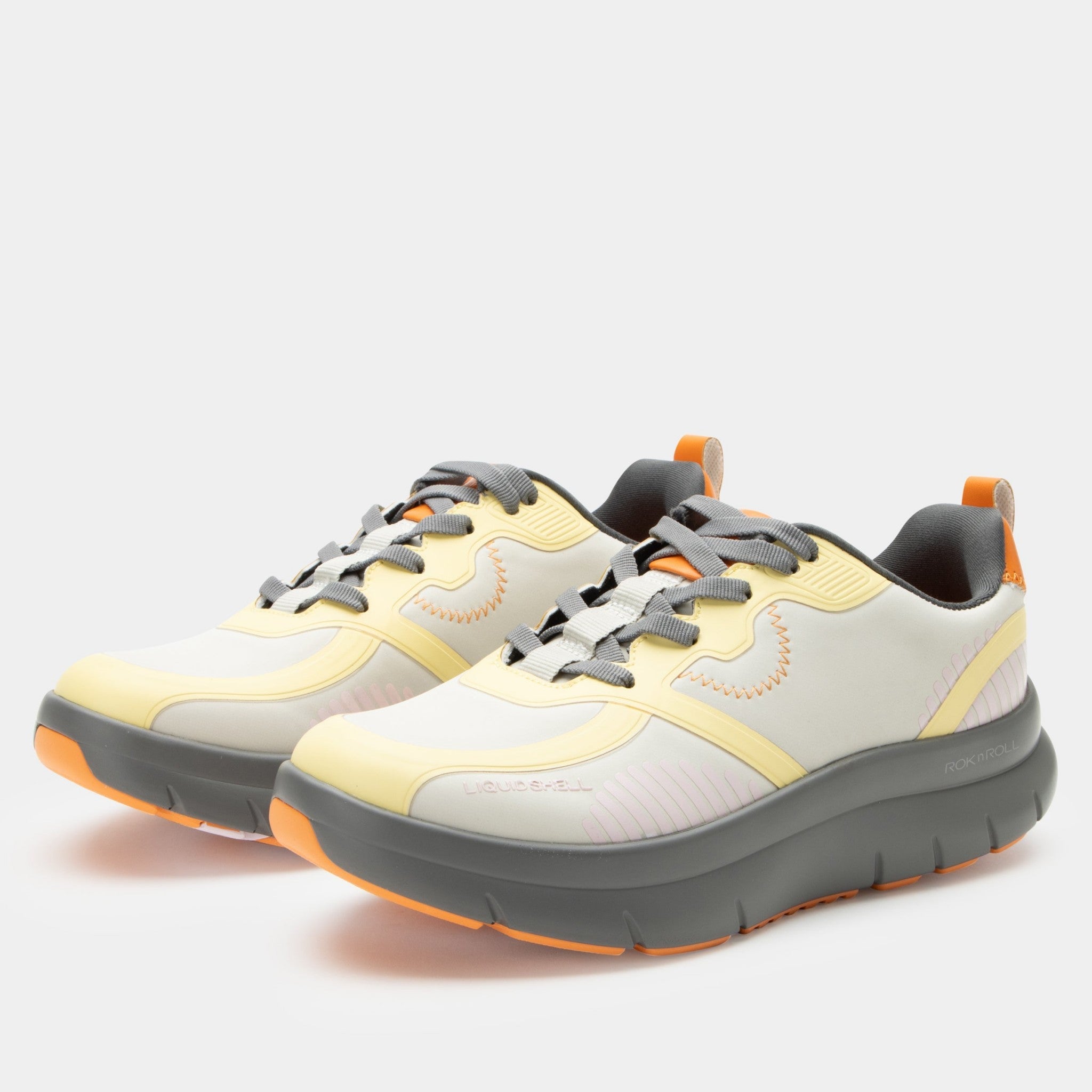 Alegria Solstyce Comfort Arch Support Women's Sneaker in Electric Orange