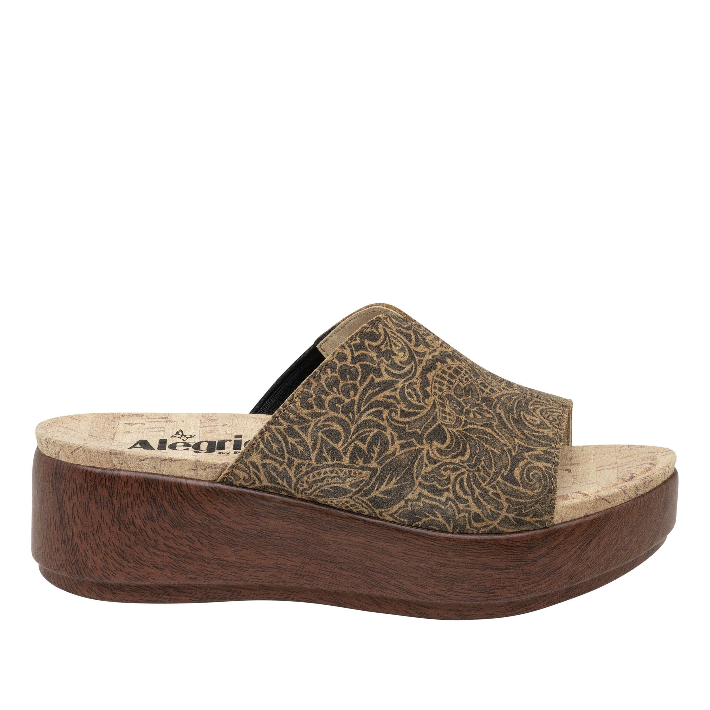Alegria Triniti Comfort Arch Support Women's Slide Sandal - Freedom Rock - side view