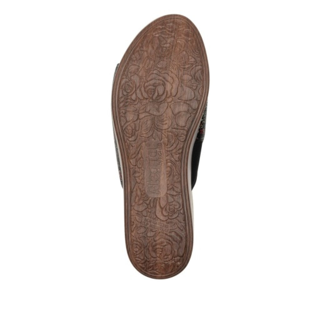 Alegria Triniti Comfort Arch Support Women's Slide Sandal - Posh - side view 2