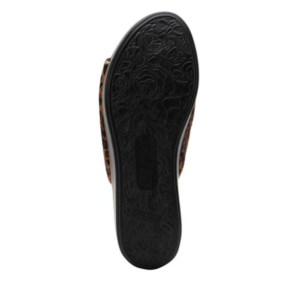 Alegria Triniti Comfort Arch Support Women's Slide Sandal - Safari - side view 2