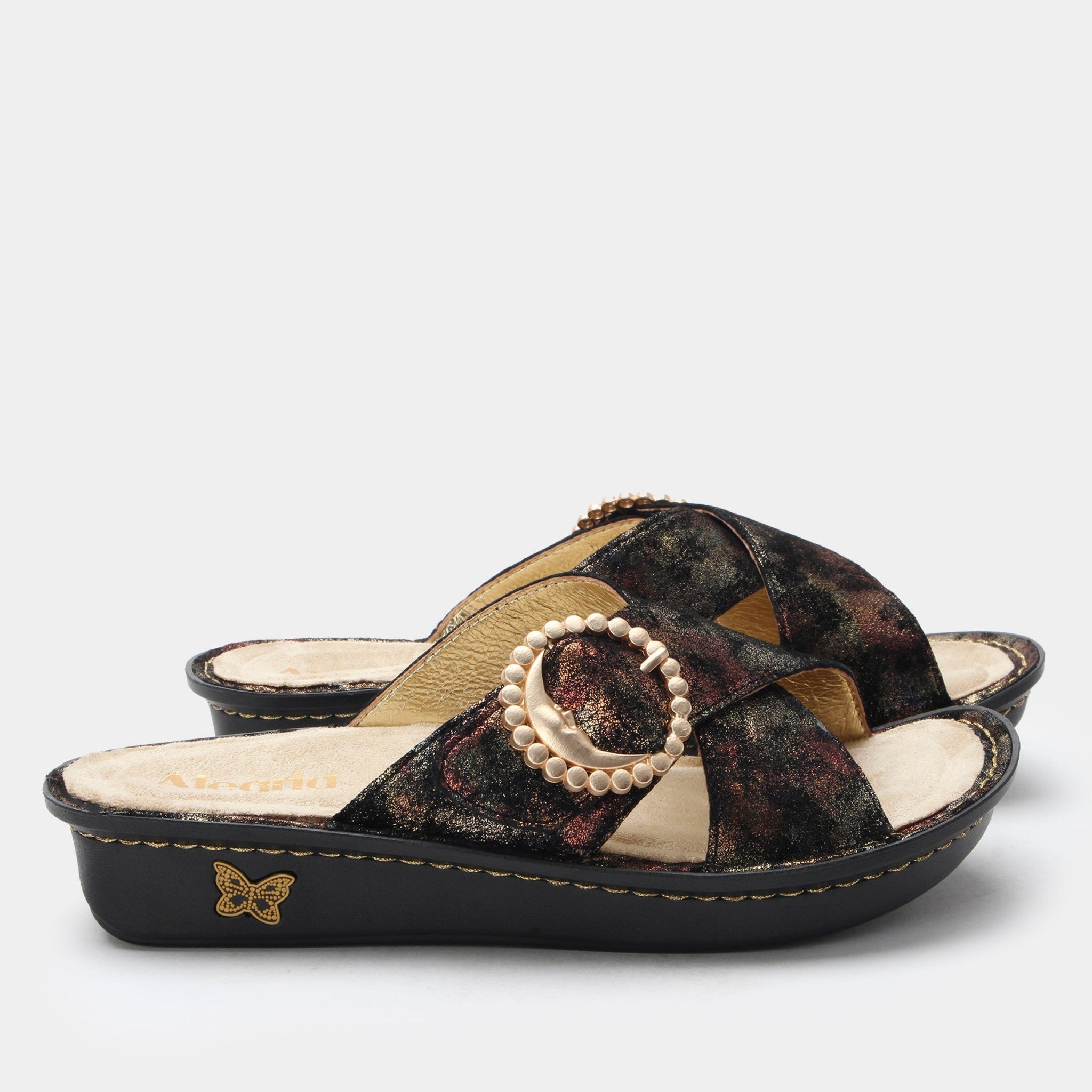 Alegria Vanya Comfort Arch Support Women's Sandal - Moon Shadow Gold - 3