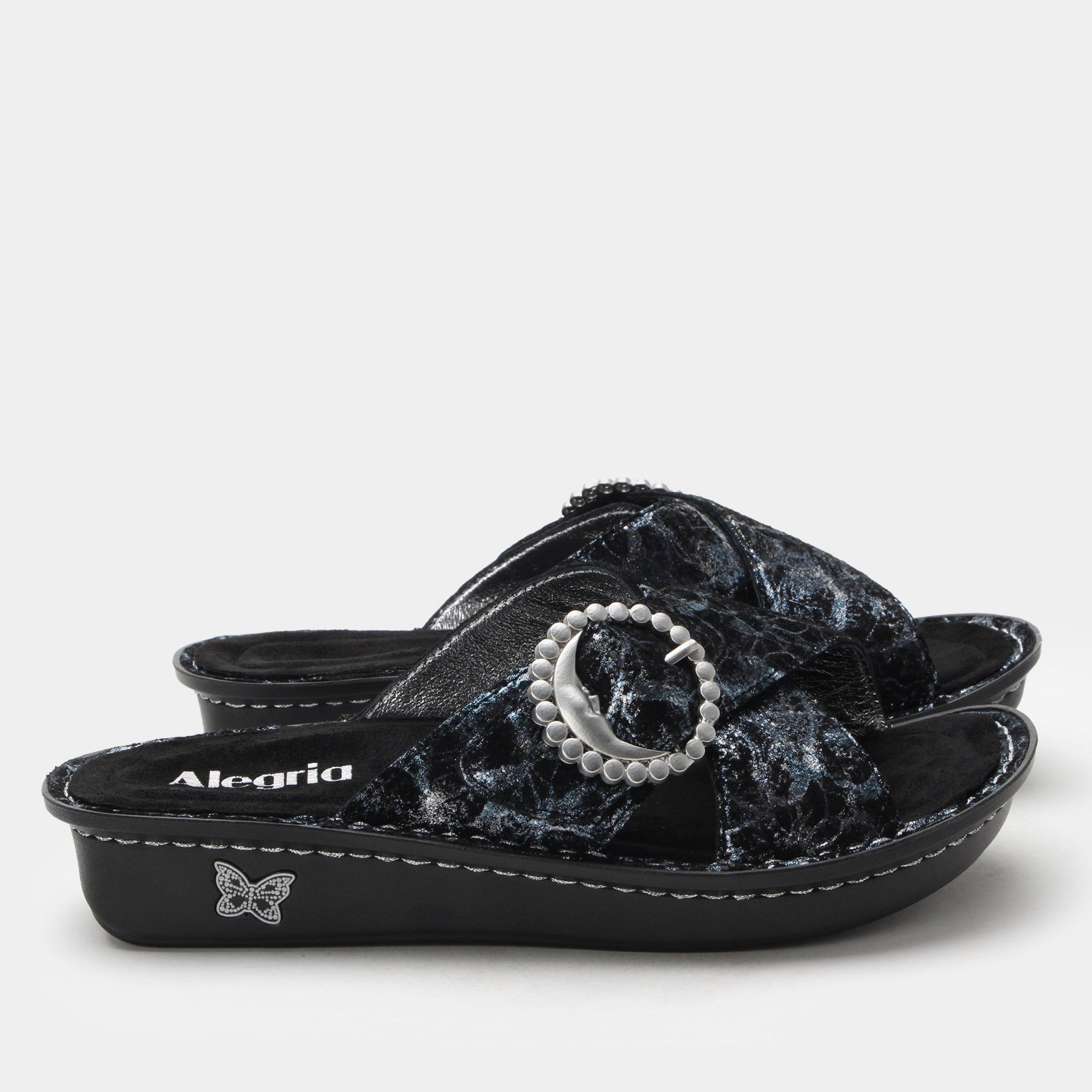 Alegria Vanya Comfort Arch Support Women's Sandal - Moon Shadow Silver - 3