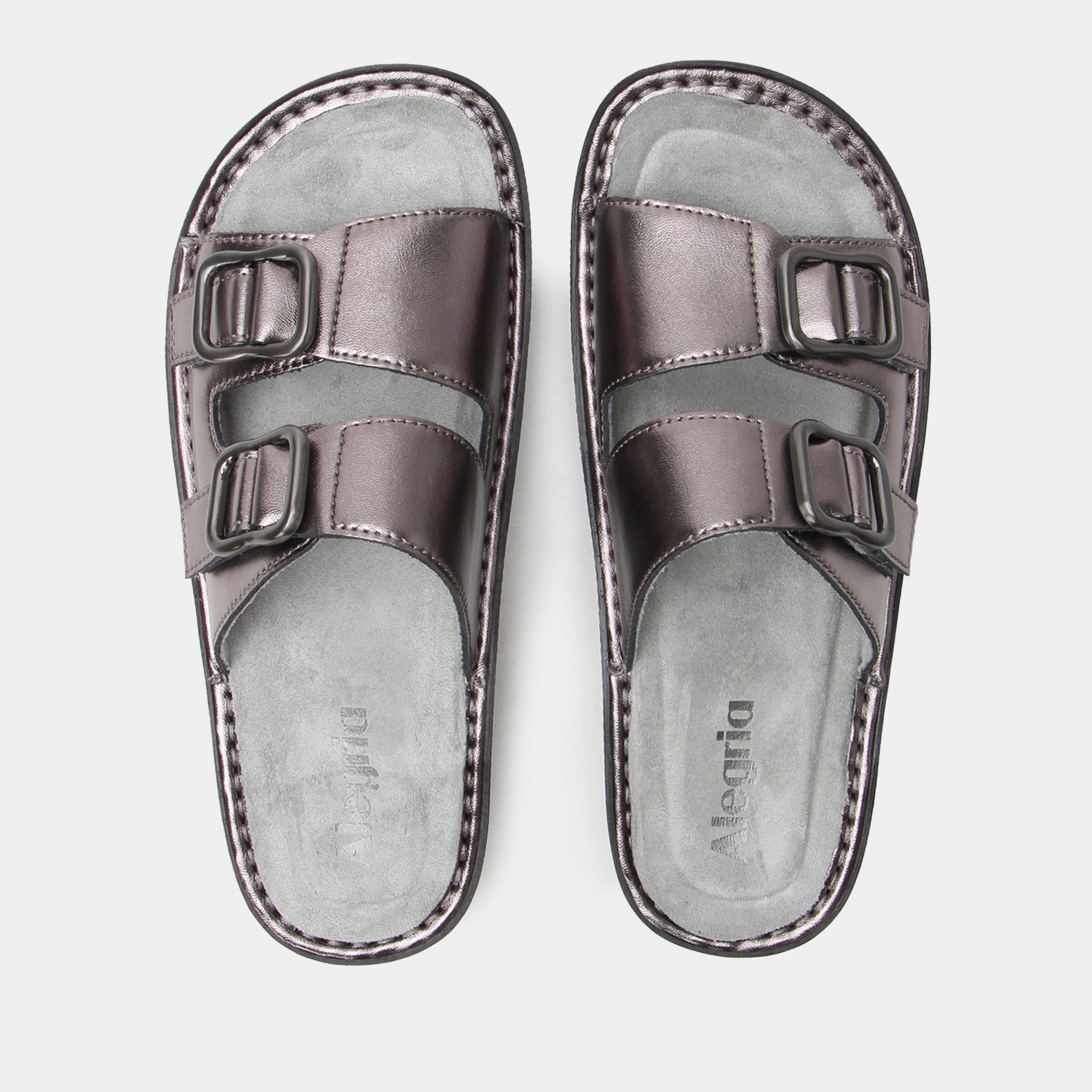 Alegria Verah Mini Comfort Arch Support Women's Sandal - Pewter Power - 5