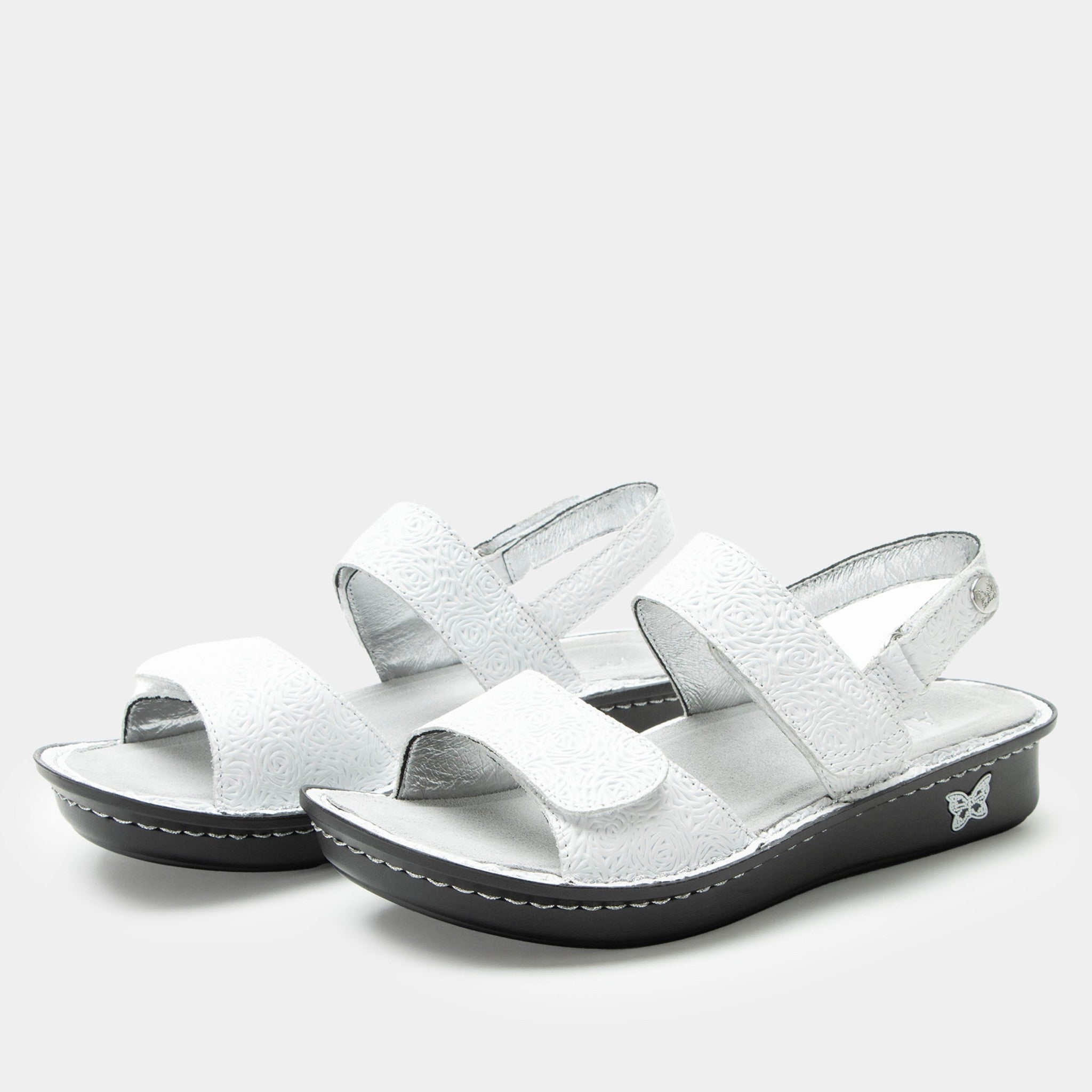 Alegria Verona Mini Comfort Arch Support Women's Sandal in Blancalita