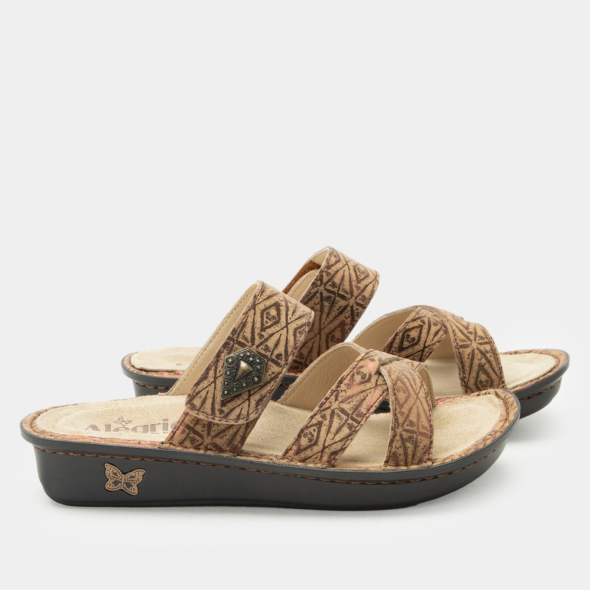 Alegria Victoriah Spherical Comfort Arch Support Women's Slide Sandal - Relic - 3