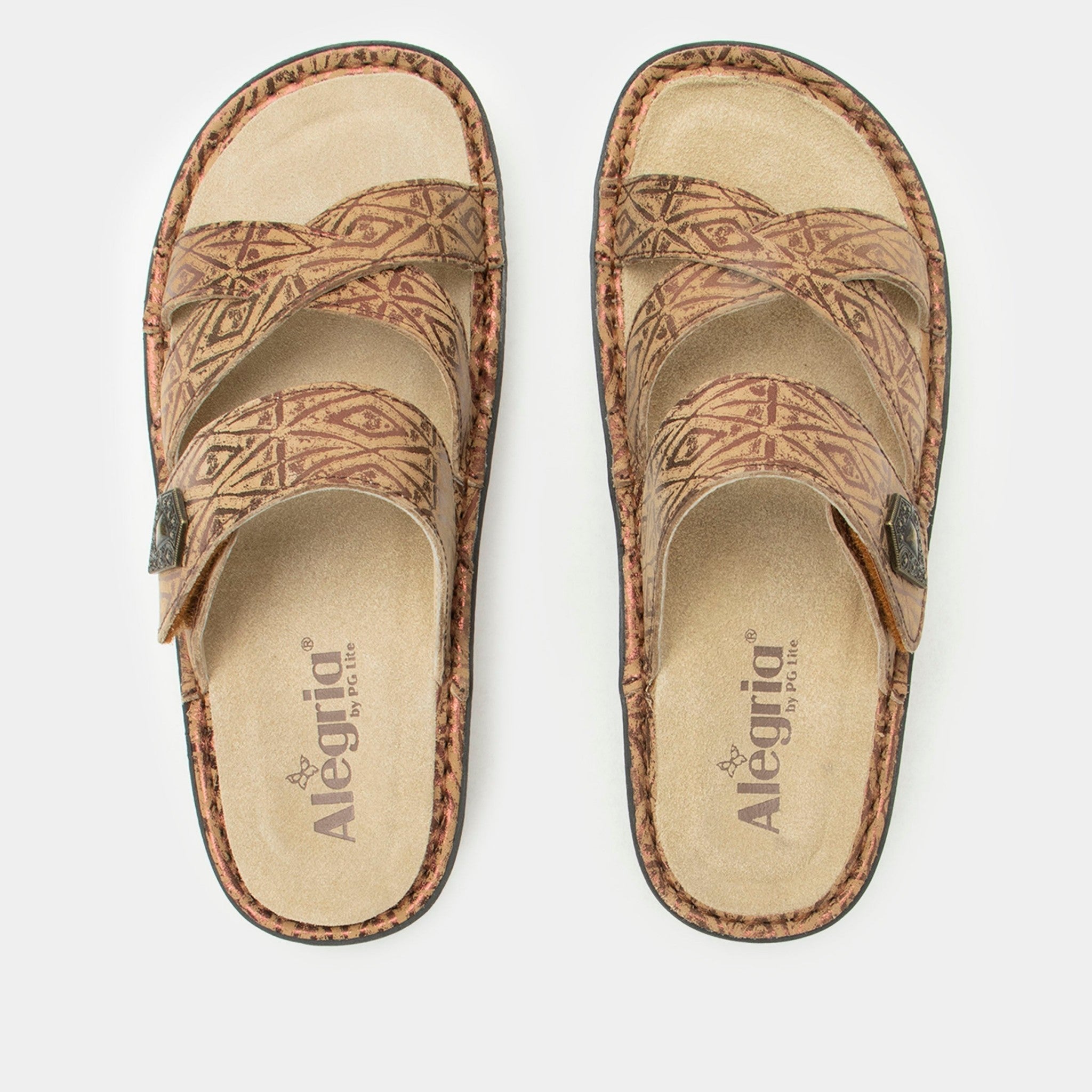 Alegria Victoriah Spherical Comfort Arch Support Women's Slide Sandal - Relic - 5