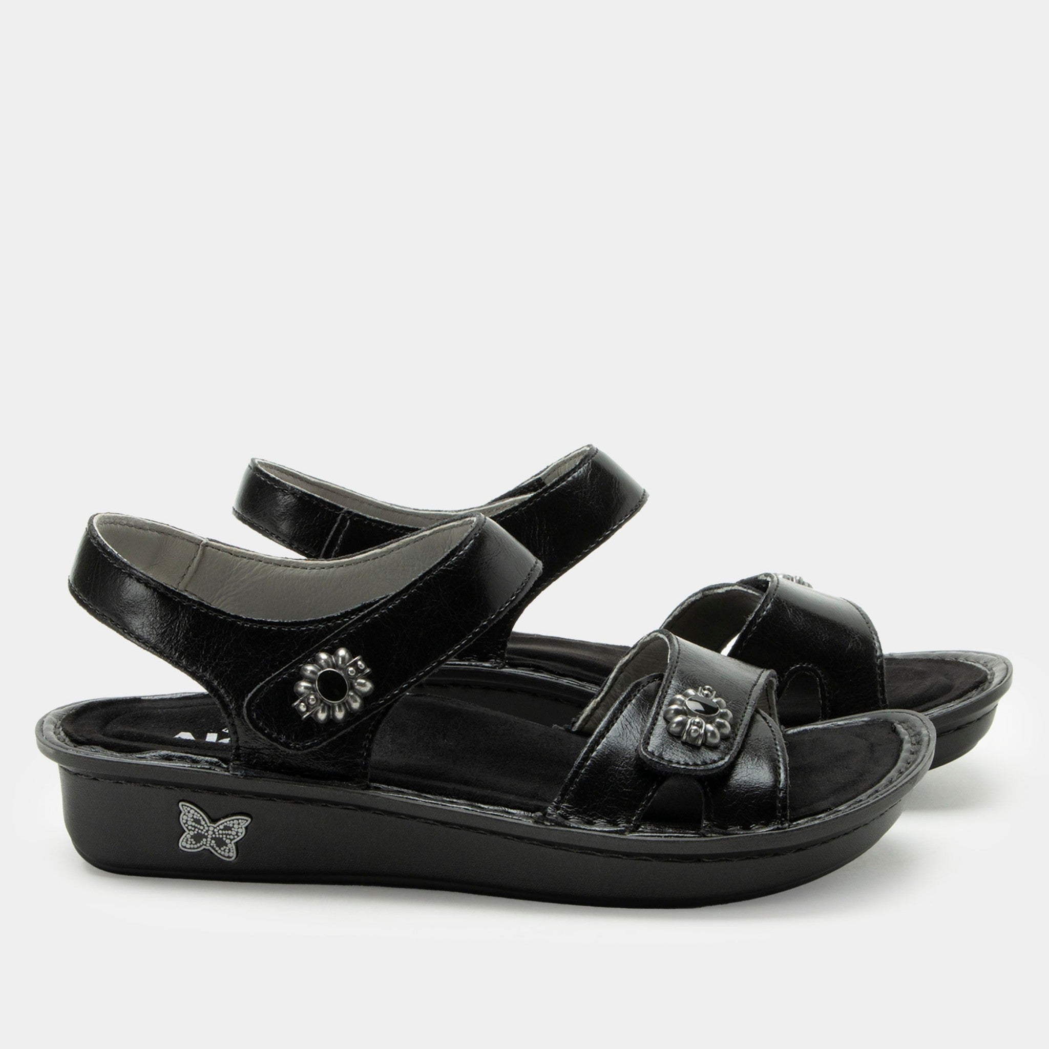 Alegria Vienna Waverly Mini Comfort Arch Support Women's Sandal - Black Sapphire - 3