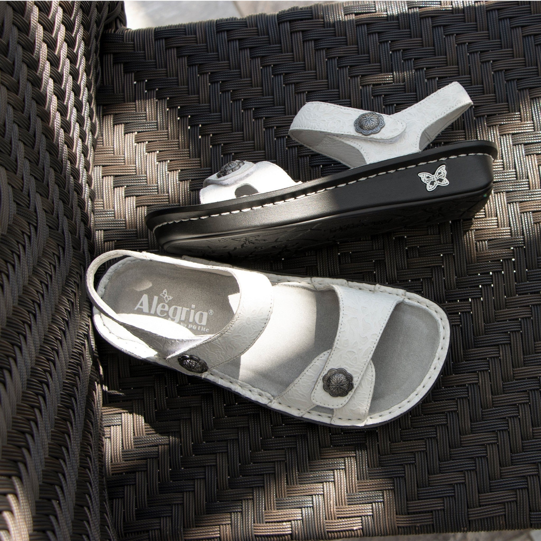 Alegria Vienna Waverly Mini Comfort Arch Support Women's Sandal - Delicut White - 2