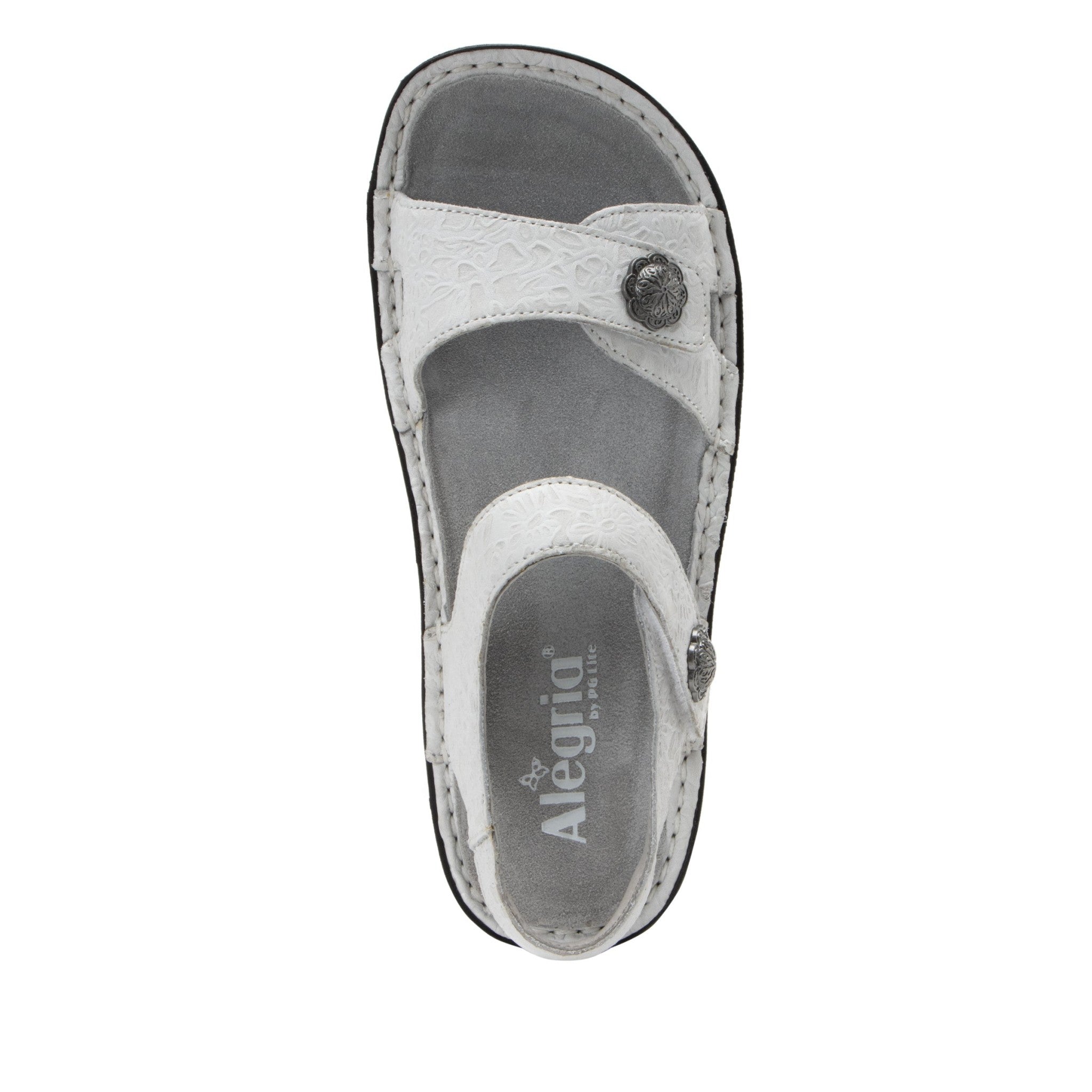Alegria Vienna Waverly Mini Comfort Arch Support Women's Sandal - Delicut White - 5
