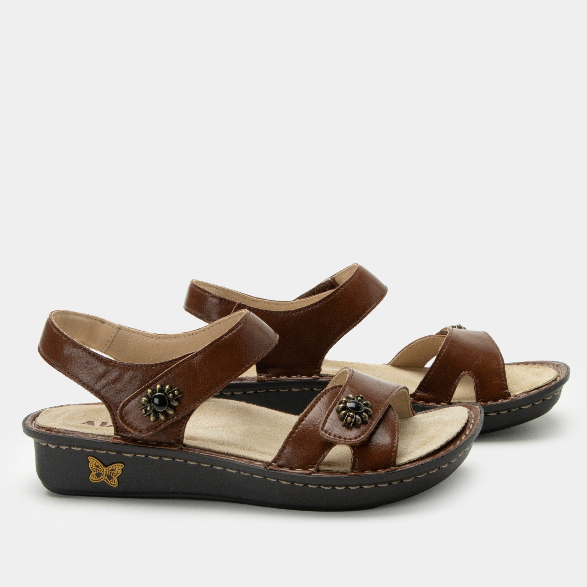 Alegria Vienna Waverly Mini Comfort Arch Support Women's Sandal - Marrone - 3