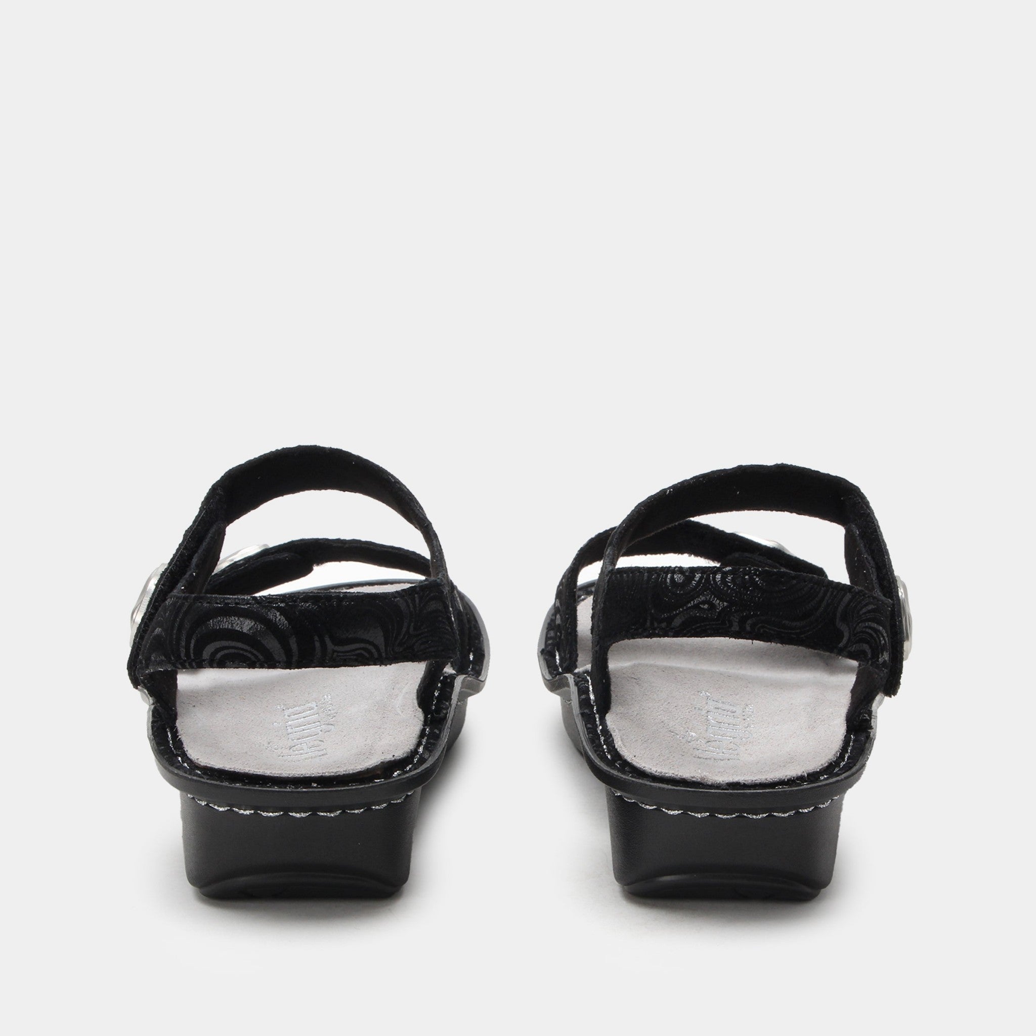 Alegria Vienna Waverly Mini Comfort Arch Support Women's Sandal - Swirling Black - 4