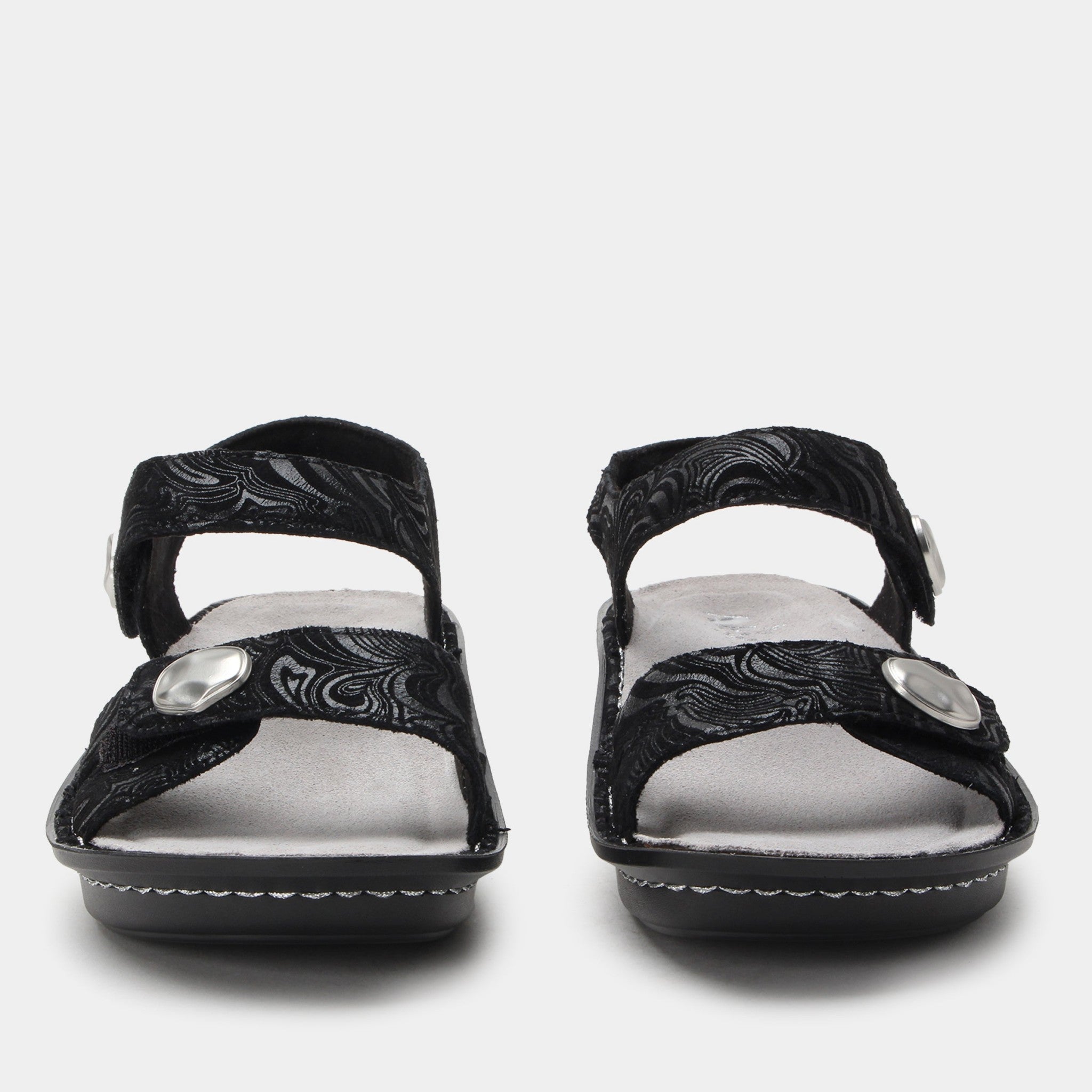 Alegria Vienna Waverly Mini Comfort Arch Support Women's Sandal - Swirling Black - 6