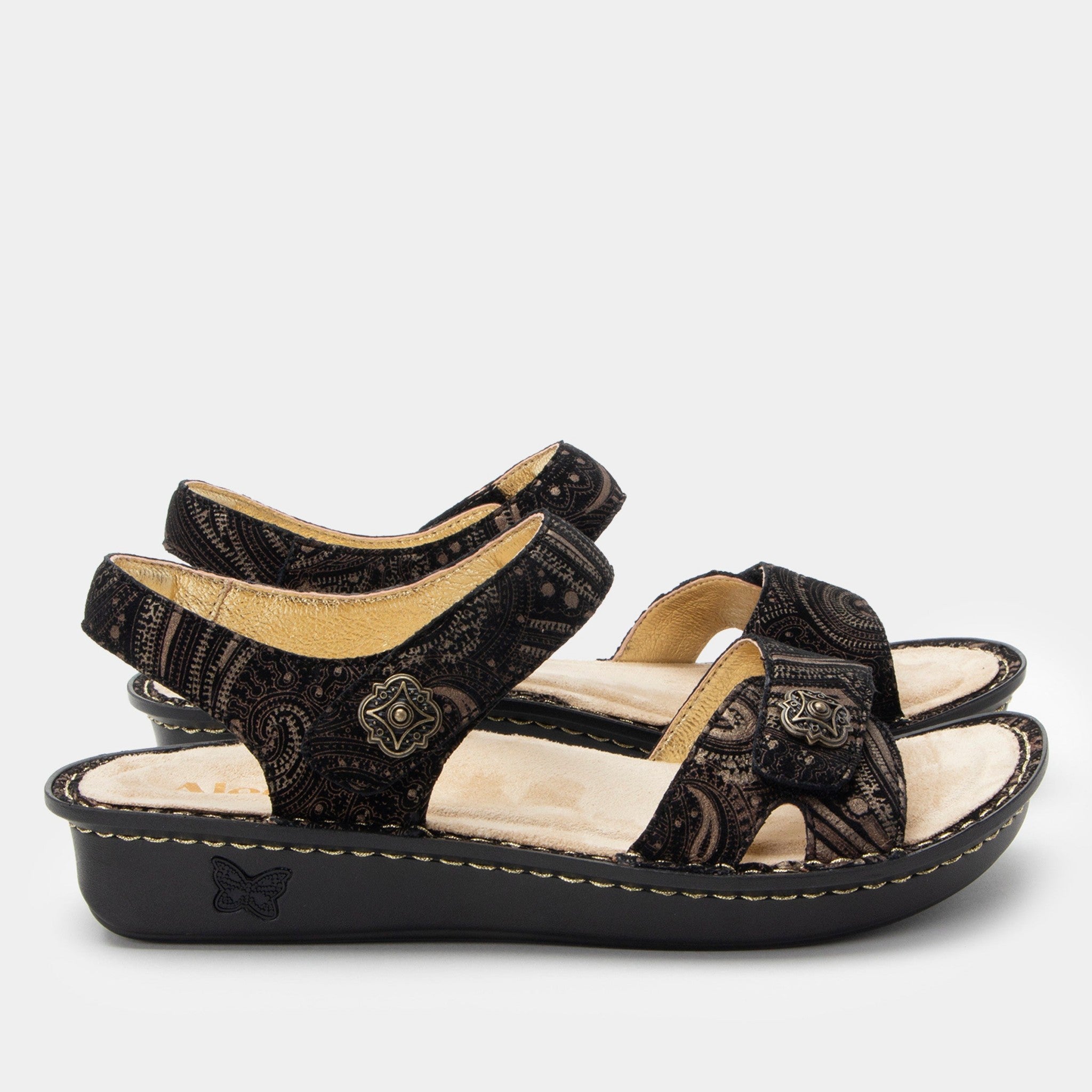 Alegria Vienna Waverly Mini Comfort Arch Support Women's Sandal - Swirling Bronze - 3
