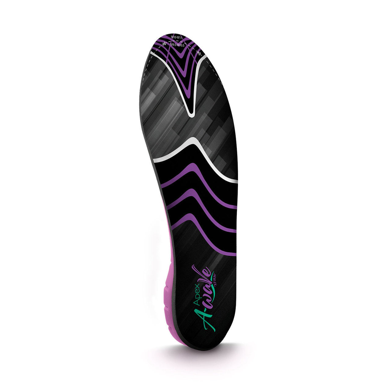 Apex A-Wave Orthotics for Low, Medium, or High Arches in X-Firm: Purple
